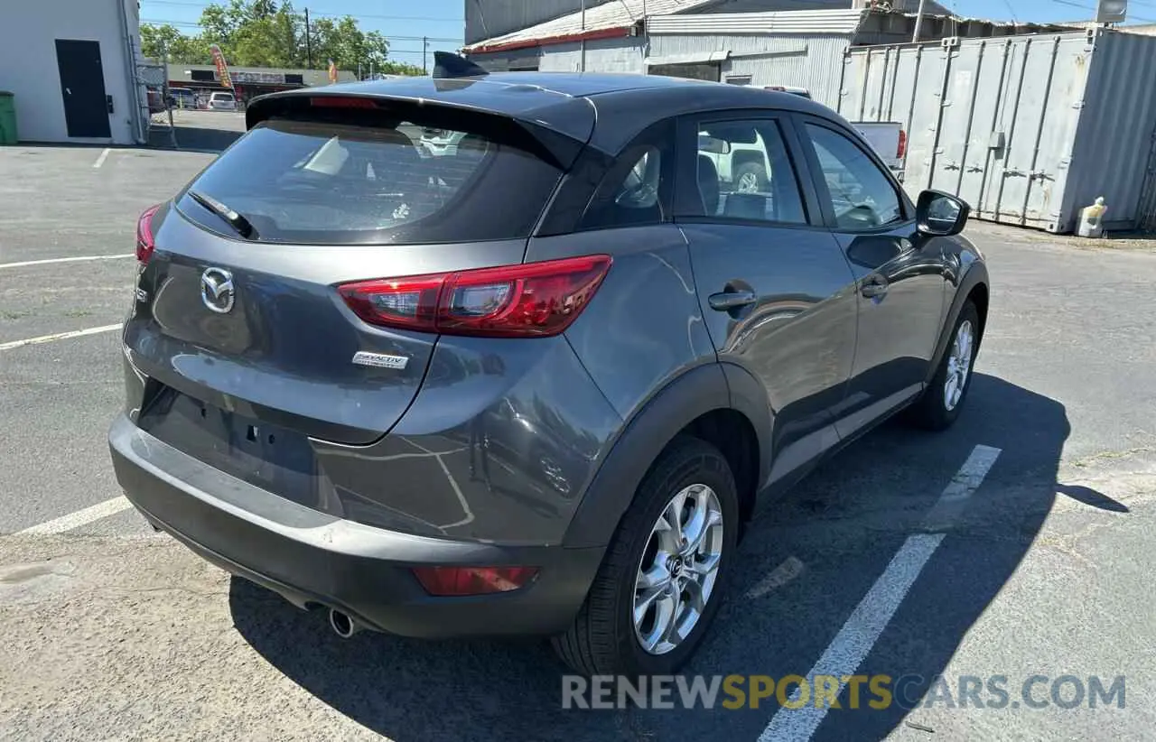 4 fotografías del automóvil dañado JM1DKDB78K1427775 MAZDA CX-3 2019