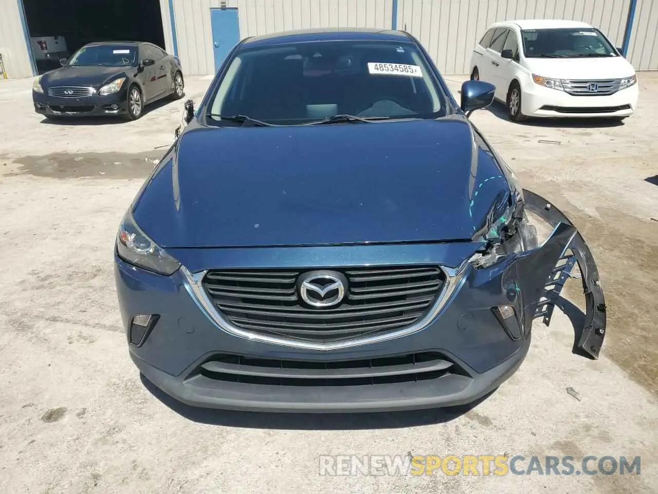5 fotografías del automóvil dañado JM1DKDB79K0432117 MAZDA CX-3 2019