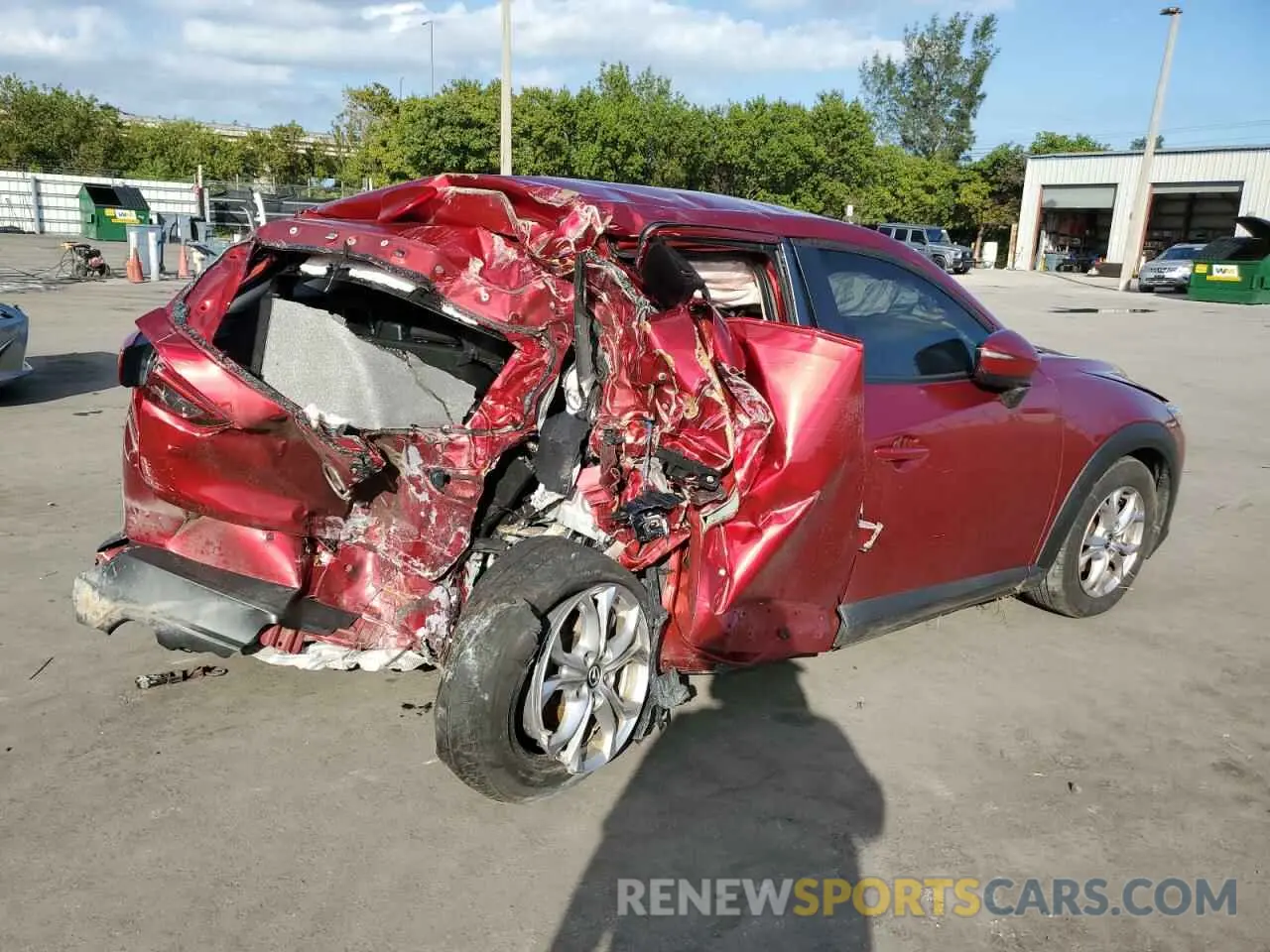 3 fotografías del automóvil dañado JM1DKDB79K1451664 MAZDA CX-3 2019