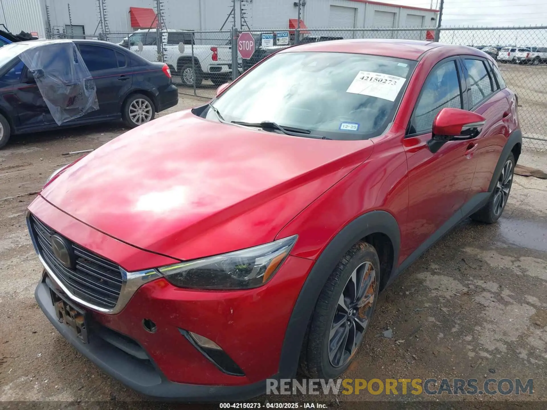 2 fotografías del automóvil dañado JM1DKDC70K1439014 MAZDA CX-3 2019