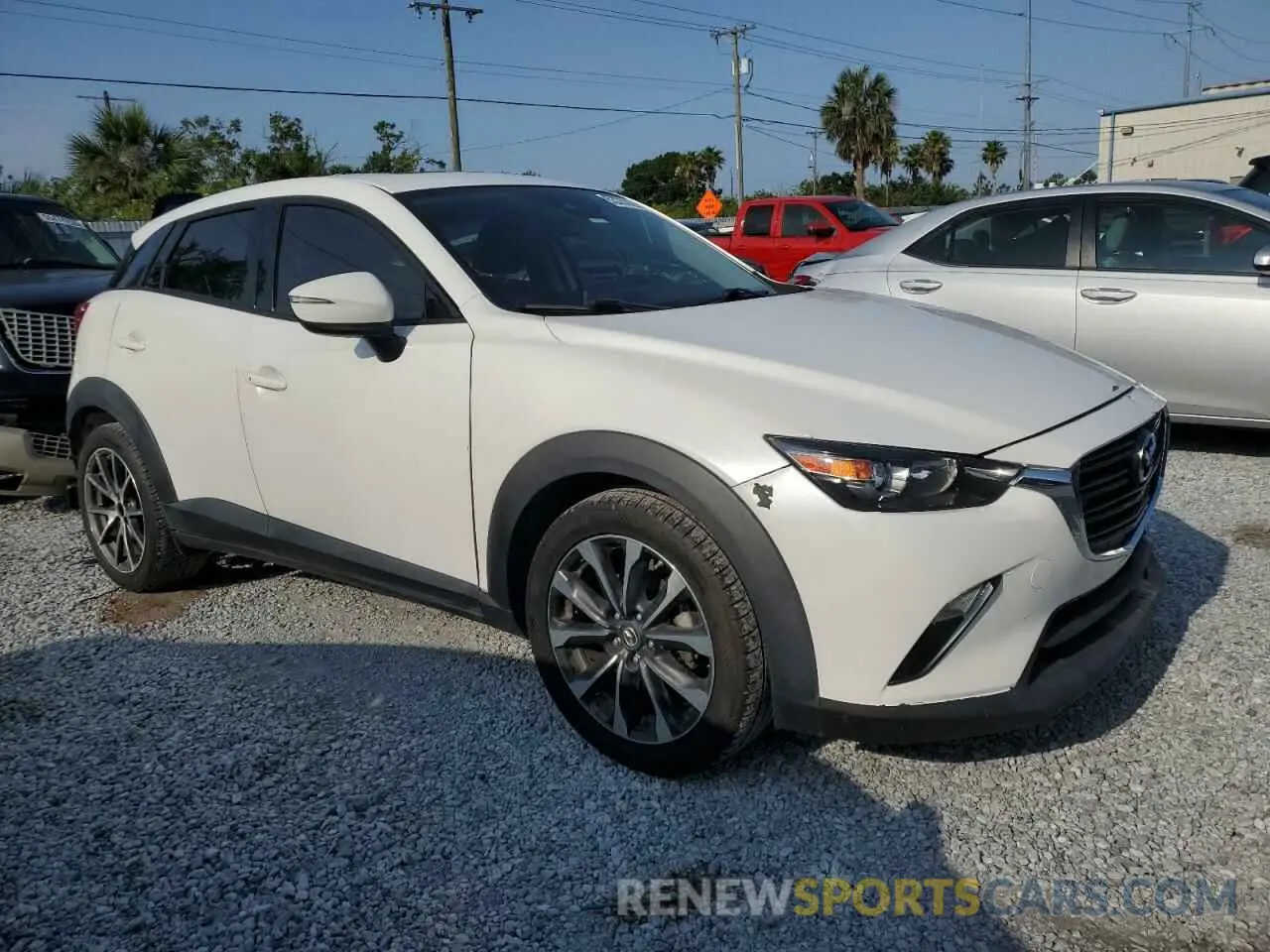 4 fotografías del automóvil dañado JM1DKDC76K1401187 MAZDA CX-3 2019