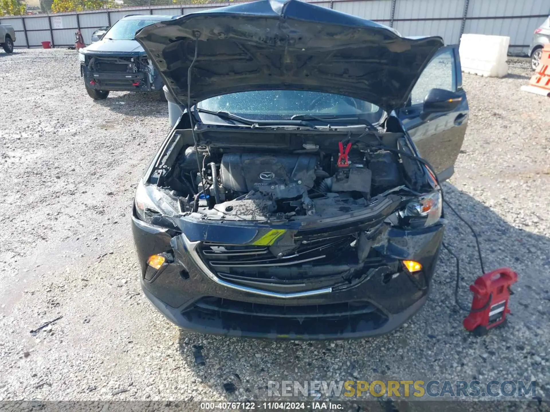 10 fotografías del automóvil dañado JM1DKDC76K1406860 MAZDA CX-3 2019
