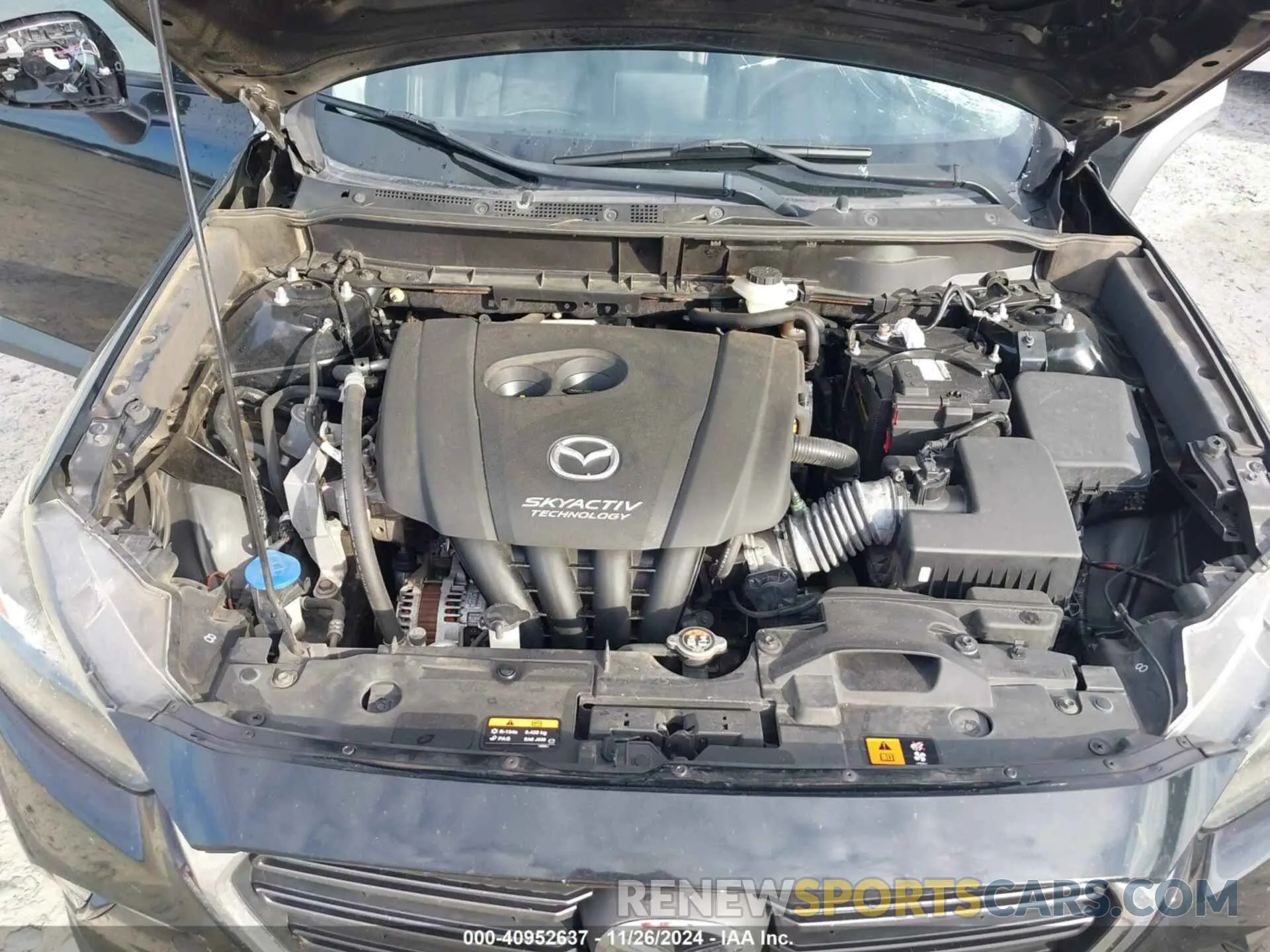 10 fotografías del automóvil dañado JM1DKDC76K1408141 MAZDA CX-3 2019