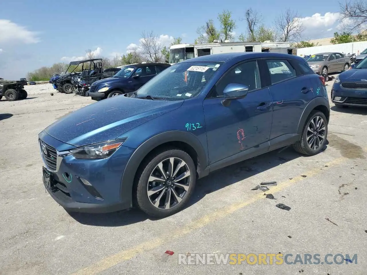 1 fotografías del automóvil dañado JM1DKDC79K0403635 MAZDA CX-3 2019