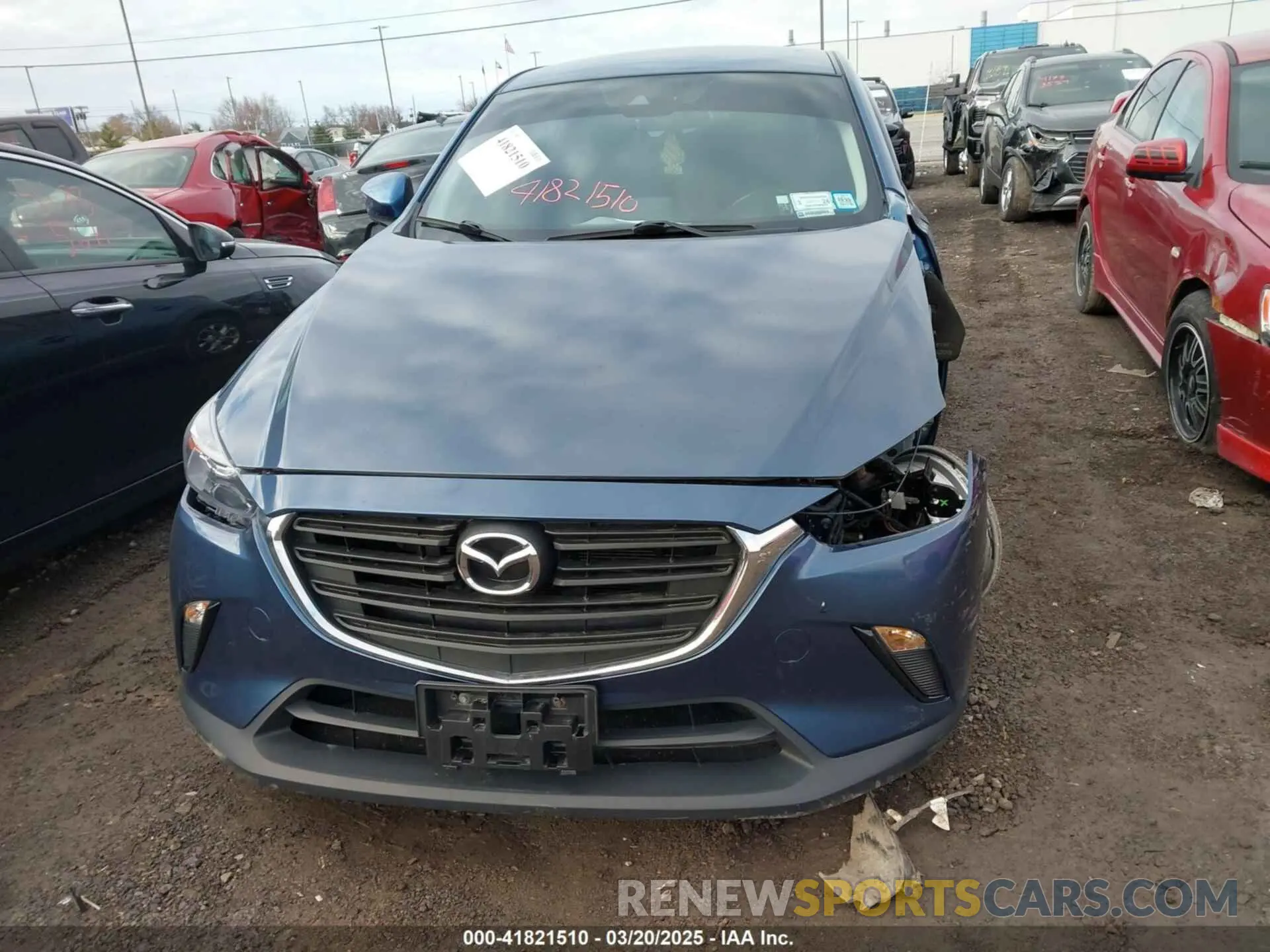 12 fotografías del automóvil dañado JM1DKFB70K1432075 MAZDA CX-3 2019