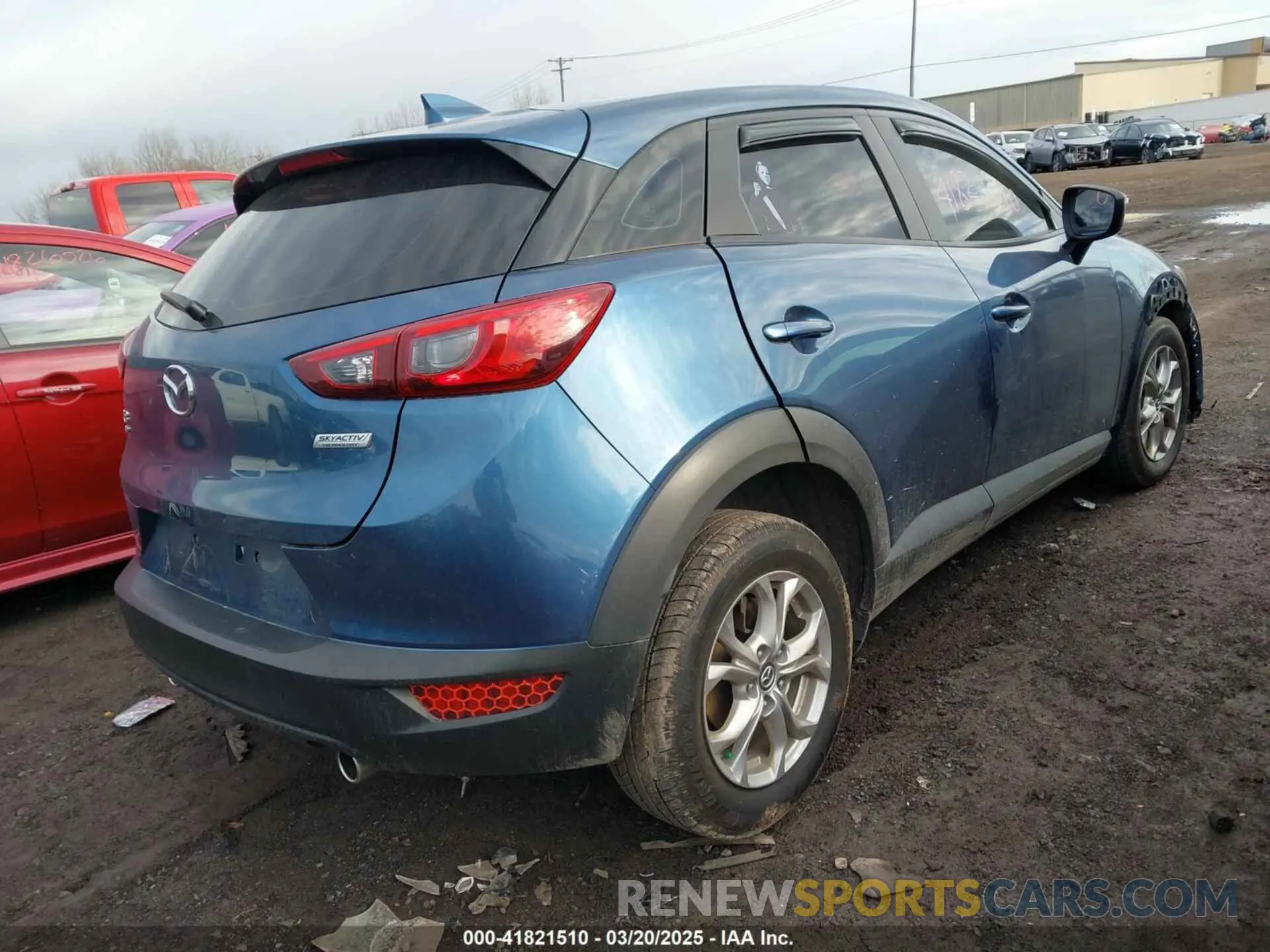 4 fotografías del automóvil dañado JM1DKFB70K1432075 MAZDA CX-3 2019