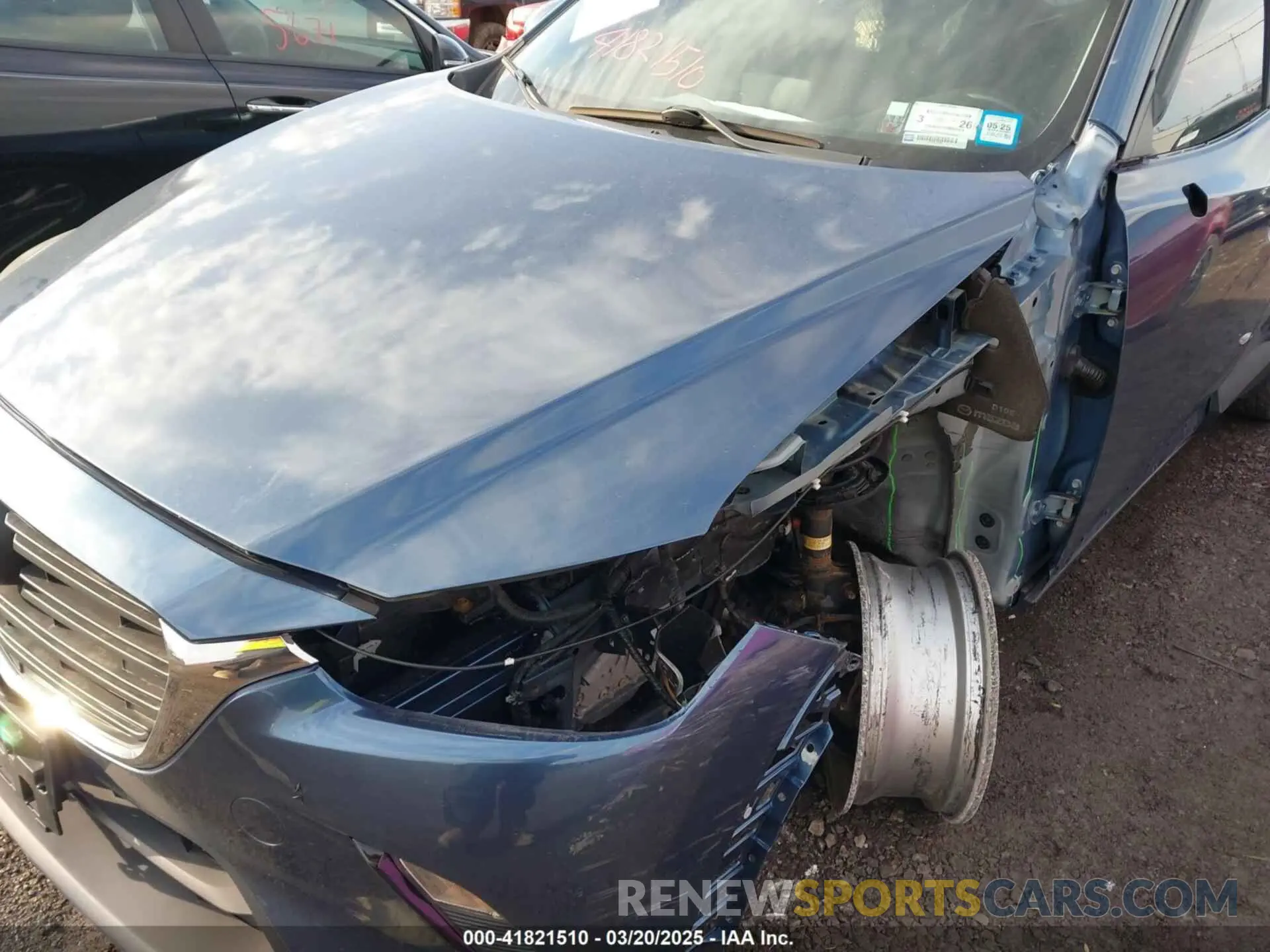 6 fotografías del automóvil dañado JM1DKFB70K1432075 MAZDA CX-3 2019
