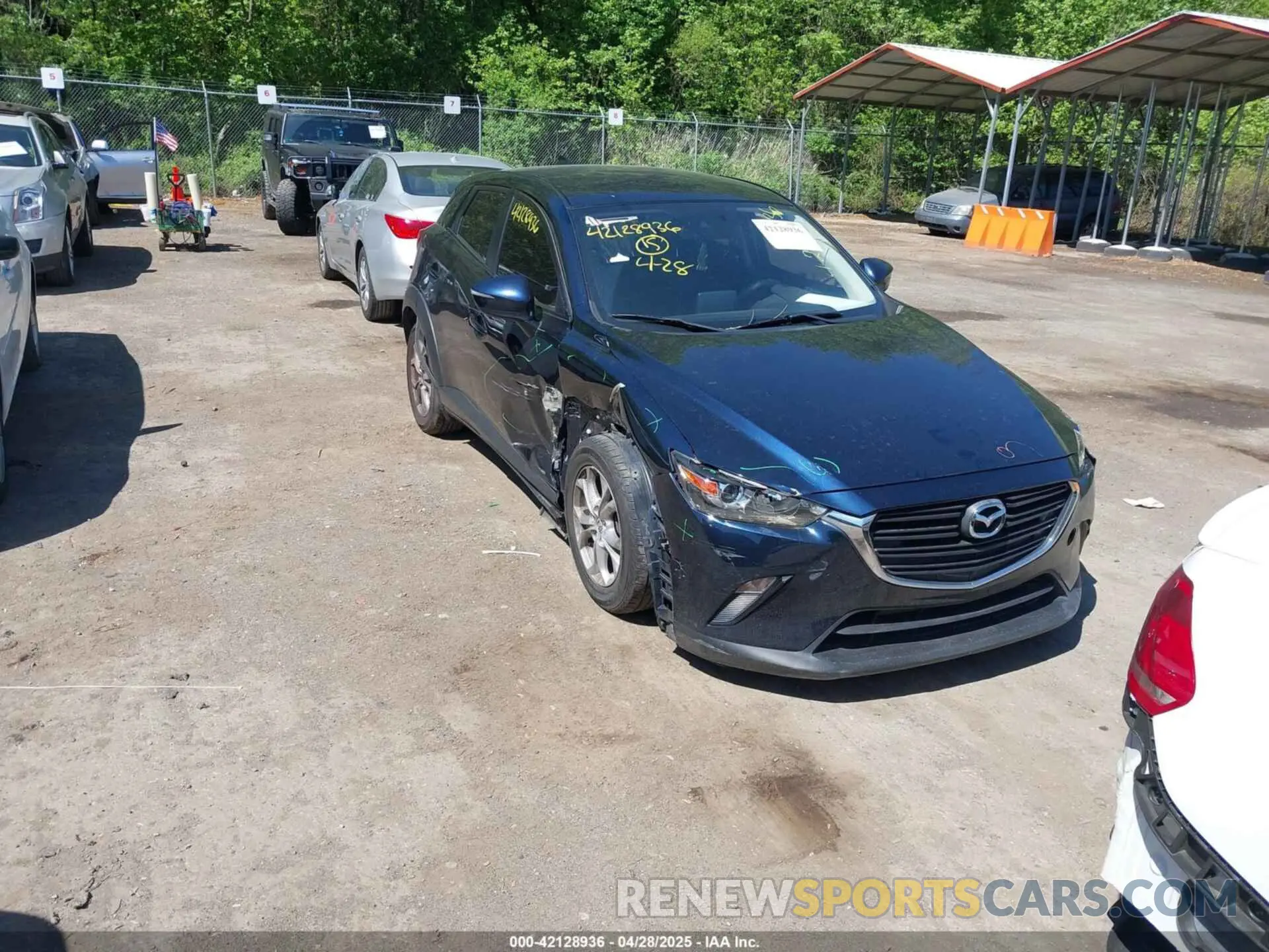 1 fotografías del automóvil dañado JM1DKFB70K1451421 MAZDA CX-3 2019