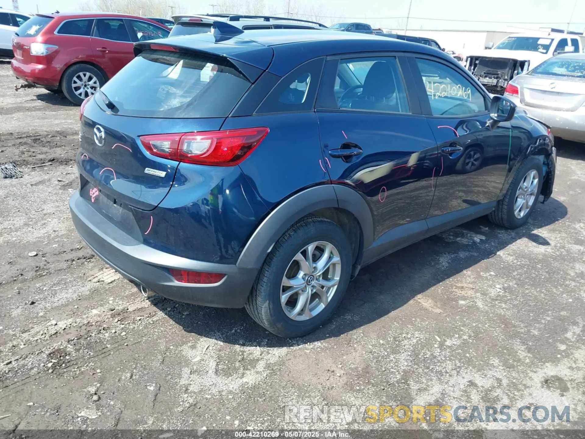 4 fotografías del automóvil dañado JM1DKFB71K0445584 MAZDA CX-3 2019
