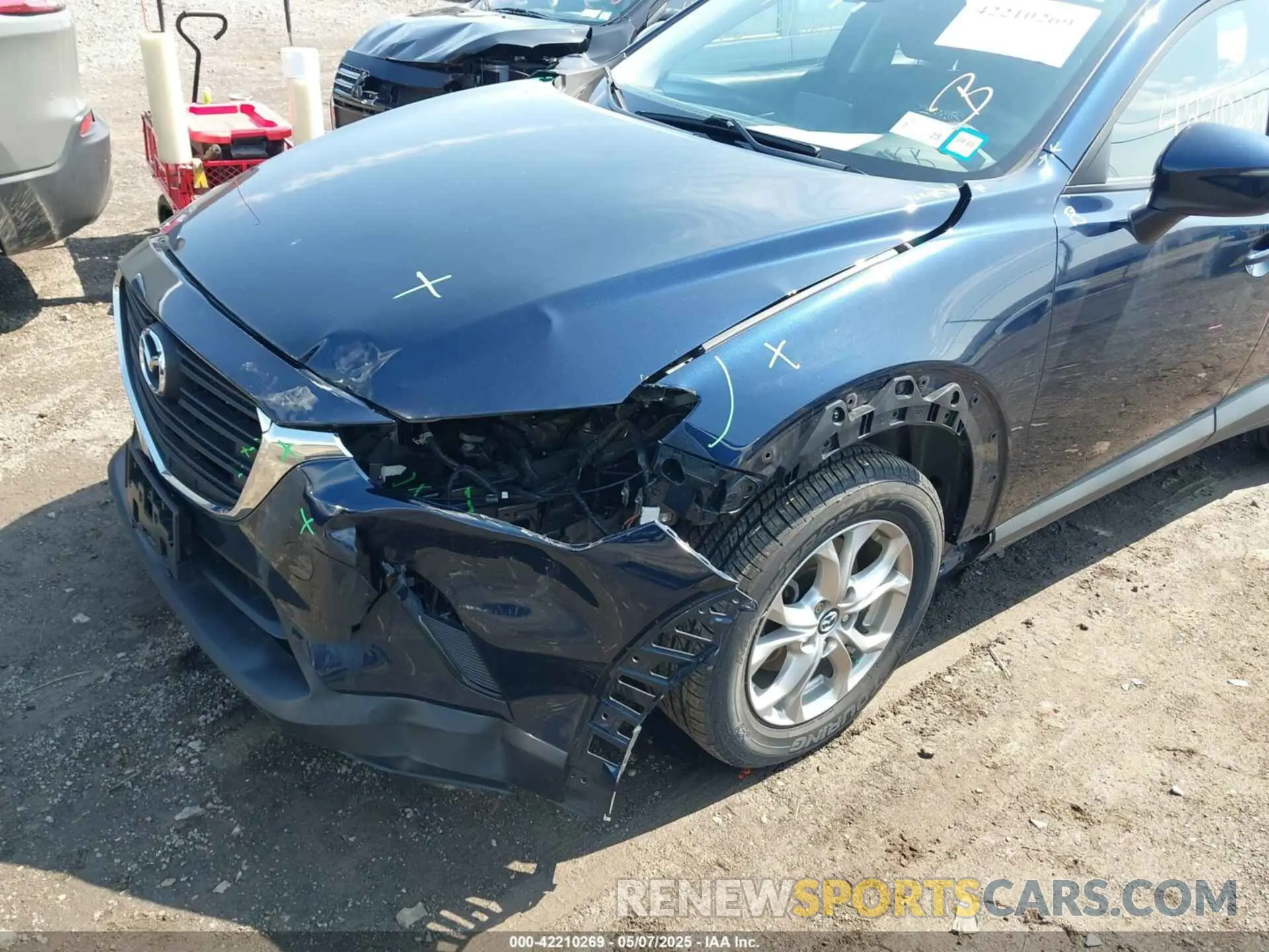 6 fotografías del automóvil dañado JM1DKFB71K0445584 MAZDA CX-3 2019
