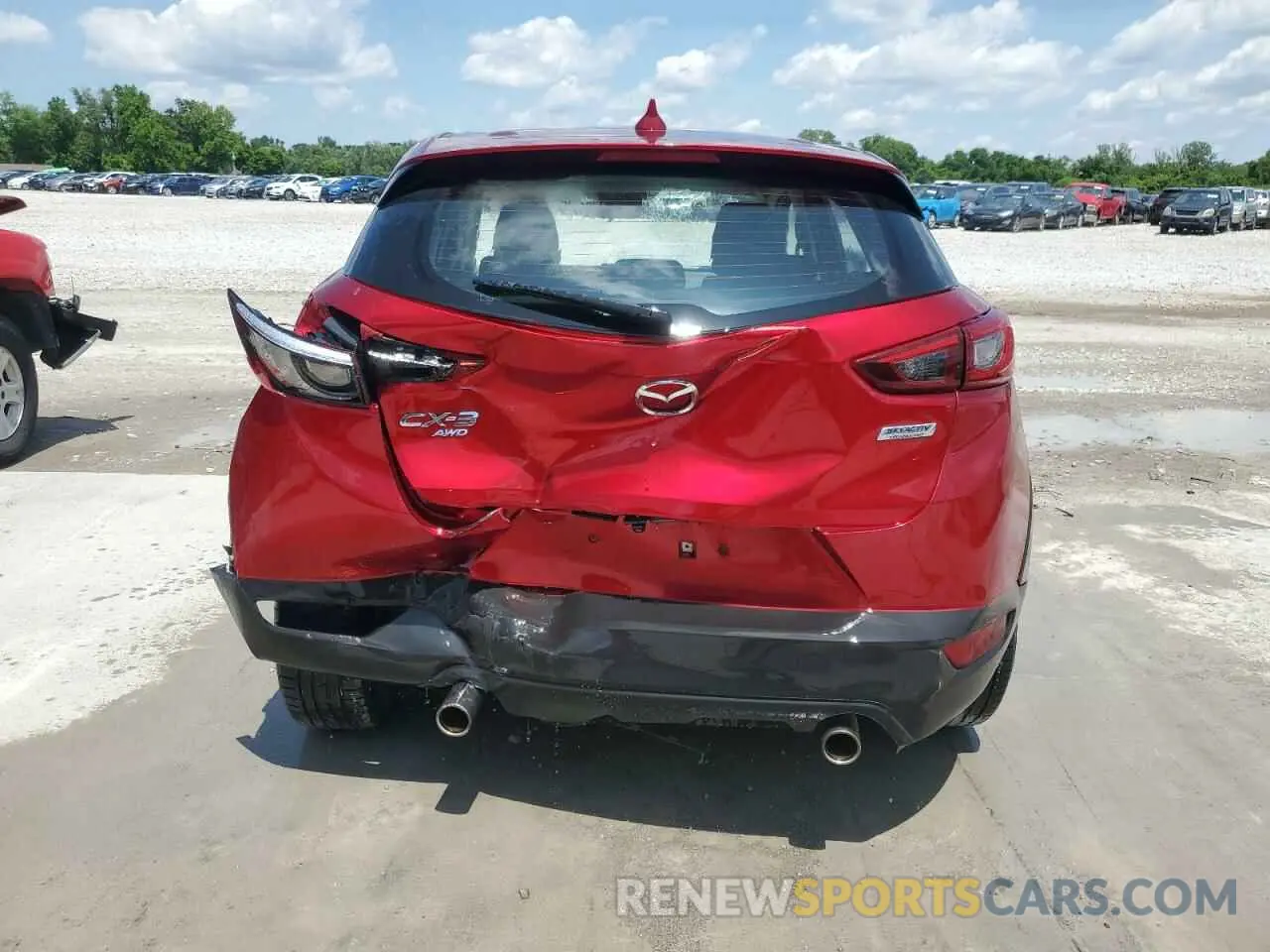 6 fotografías del automóvil dañado JM1DKFB72K1453767 MAZDA CX-3 2019