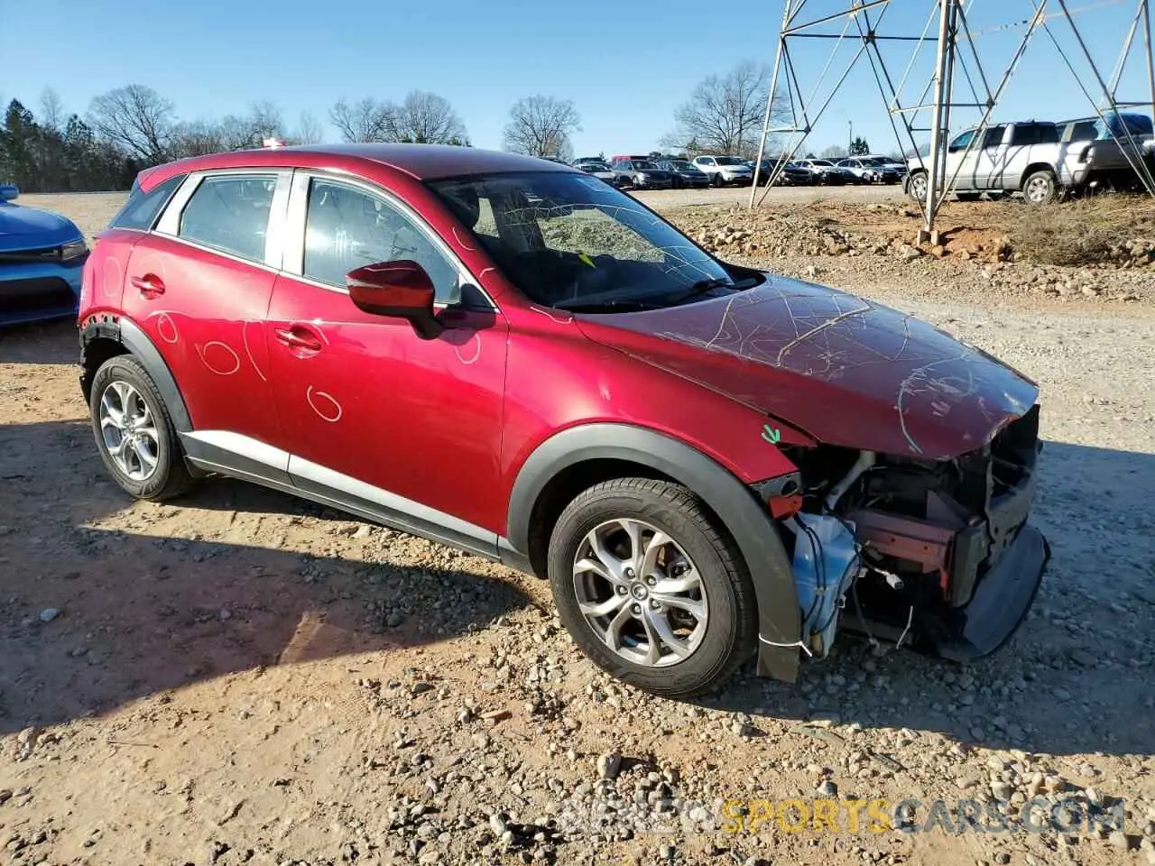 4 fotografías del automóvil dañado JM1DKFB73K0411887 MAZDA CX-3 2019