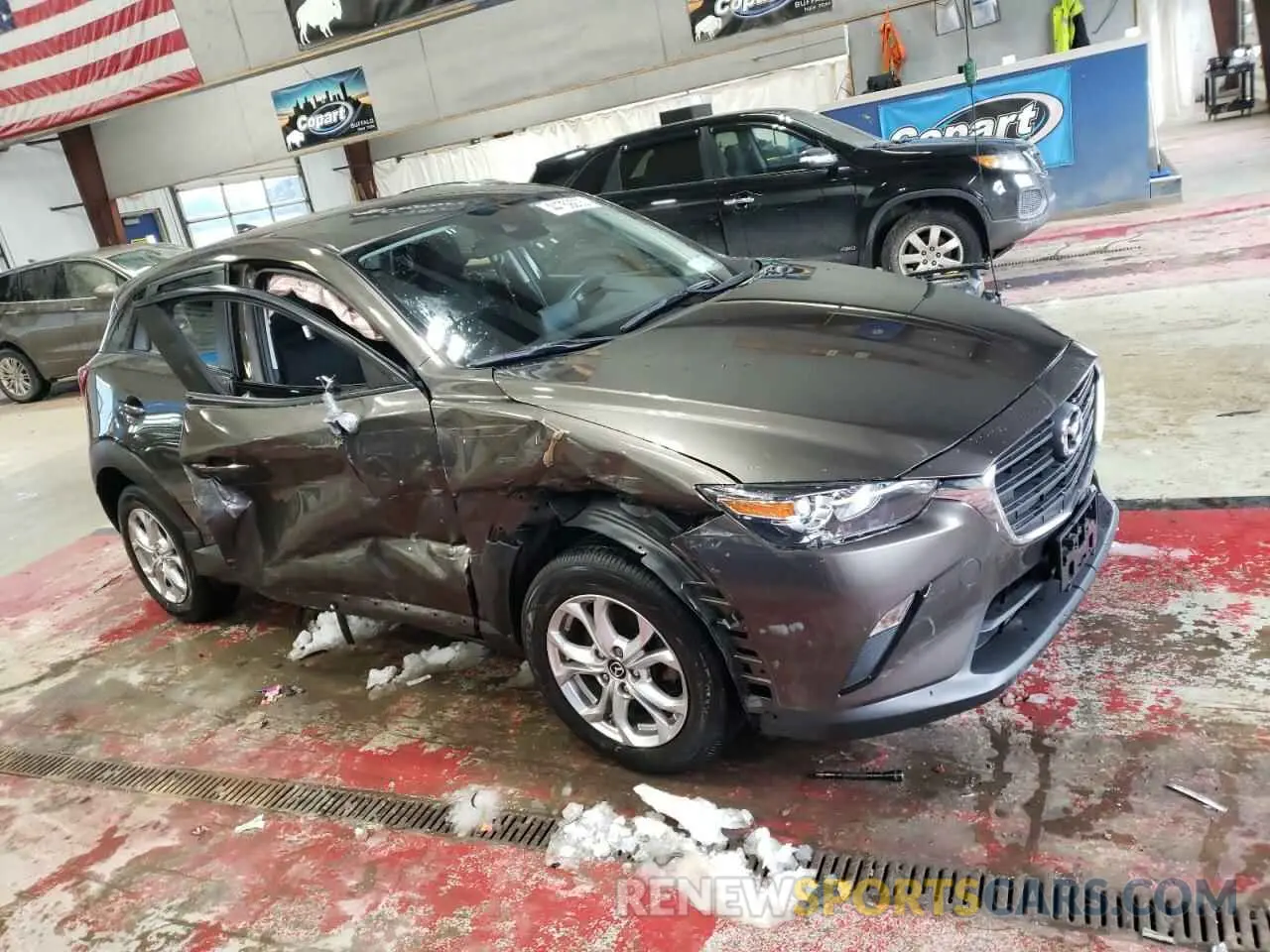 4 fotografías del automóvil dañado JM1DKFB73K0442539 MAZDA CX-3 2019