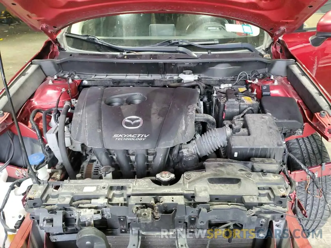 12 fotografías del automóvil dañado JM1DKFB74K0440556 MAZDA CX-3 2019