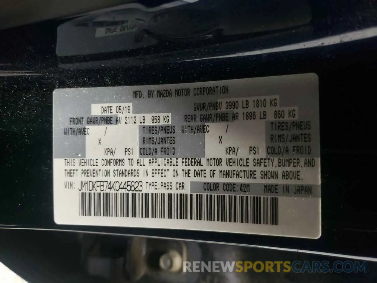 13 fotografías del automóvil dañado JM1DKFB74K0445823 MAZDA CX-3 2019