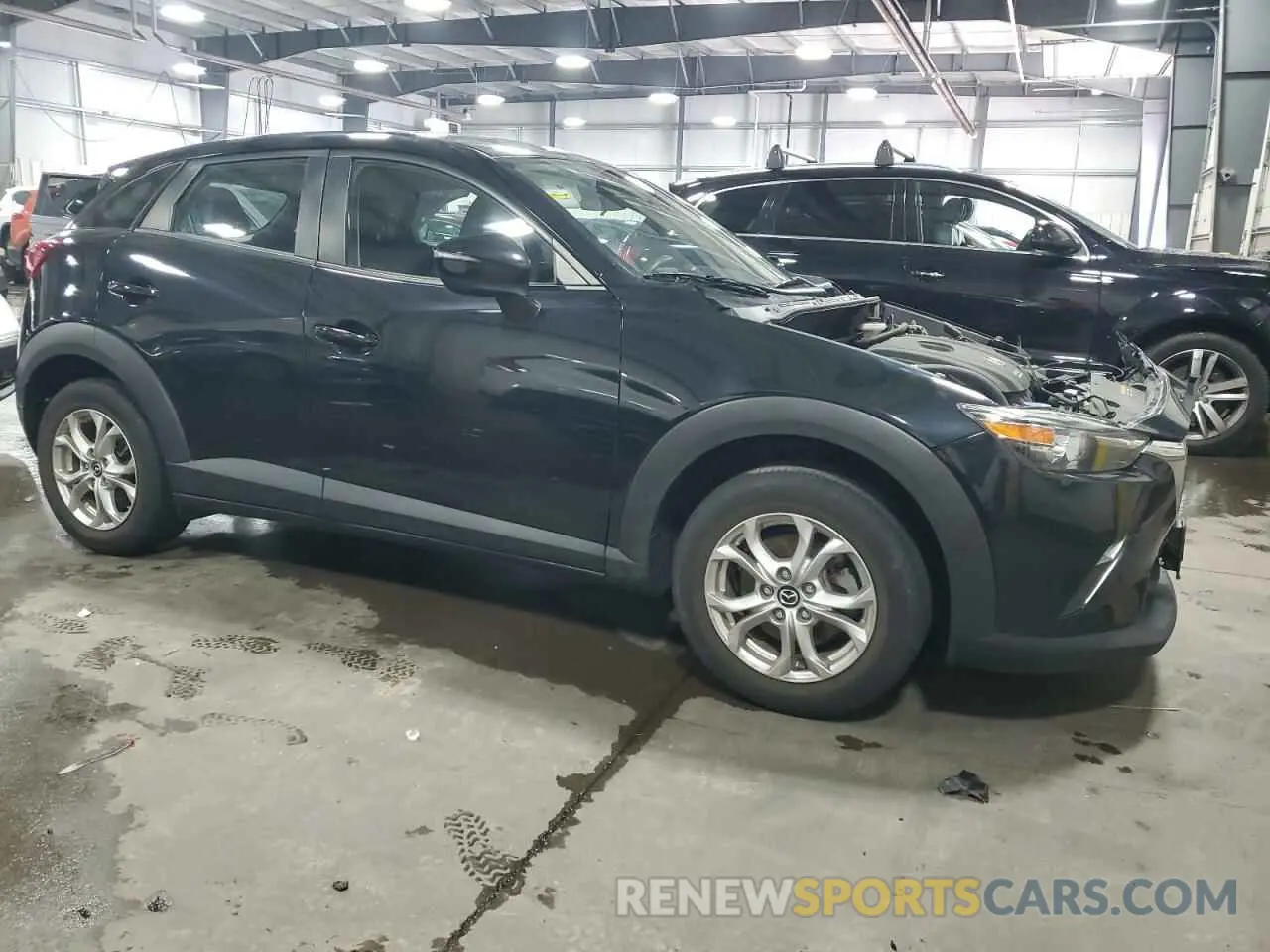 4 fotografías del automóvil dañado JM1DKFB78K0443699 MAZDA CX-3 2019