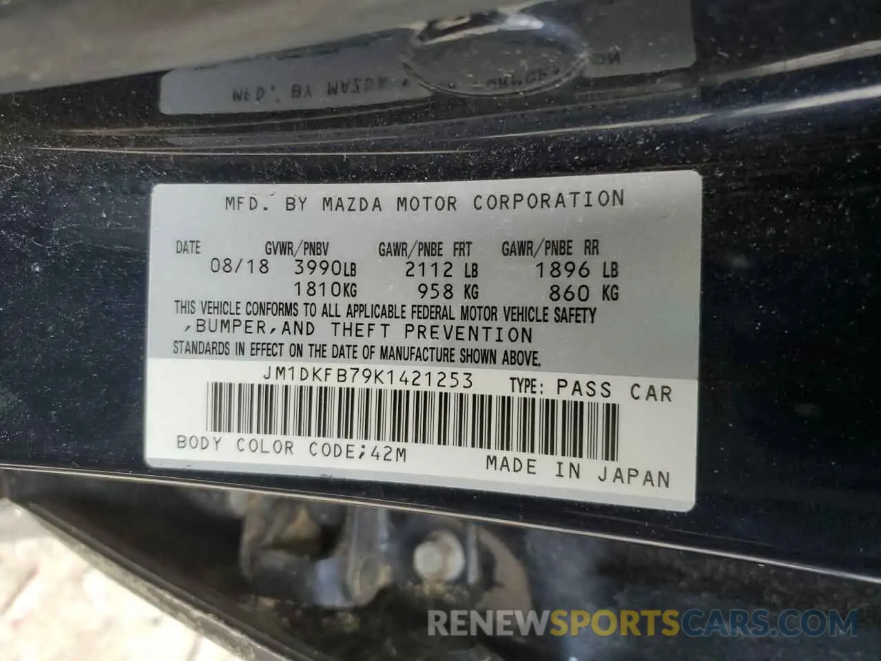 13 fotografías del automóvil dañado JM1DKFB79K1421253 MAZDA CX-3 2019