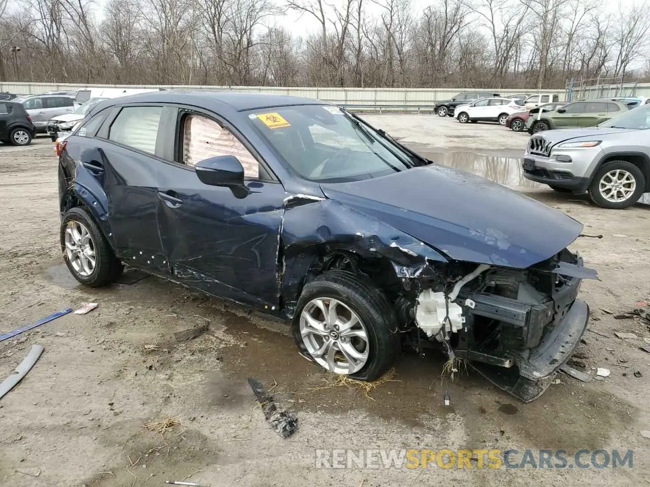 4 fotografías del automóvil dañado JM1DKFB79K1421253 MAZDA CX-3 2019