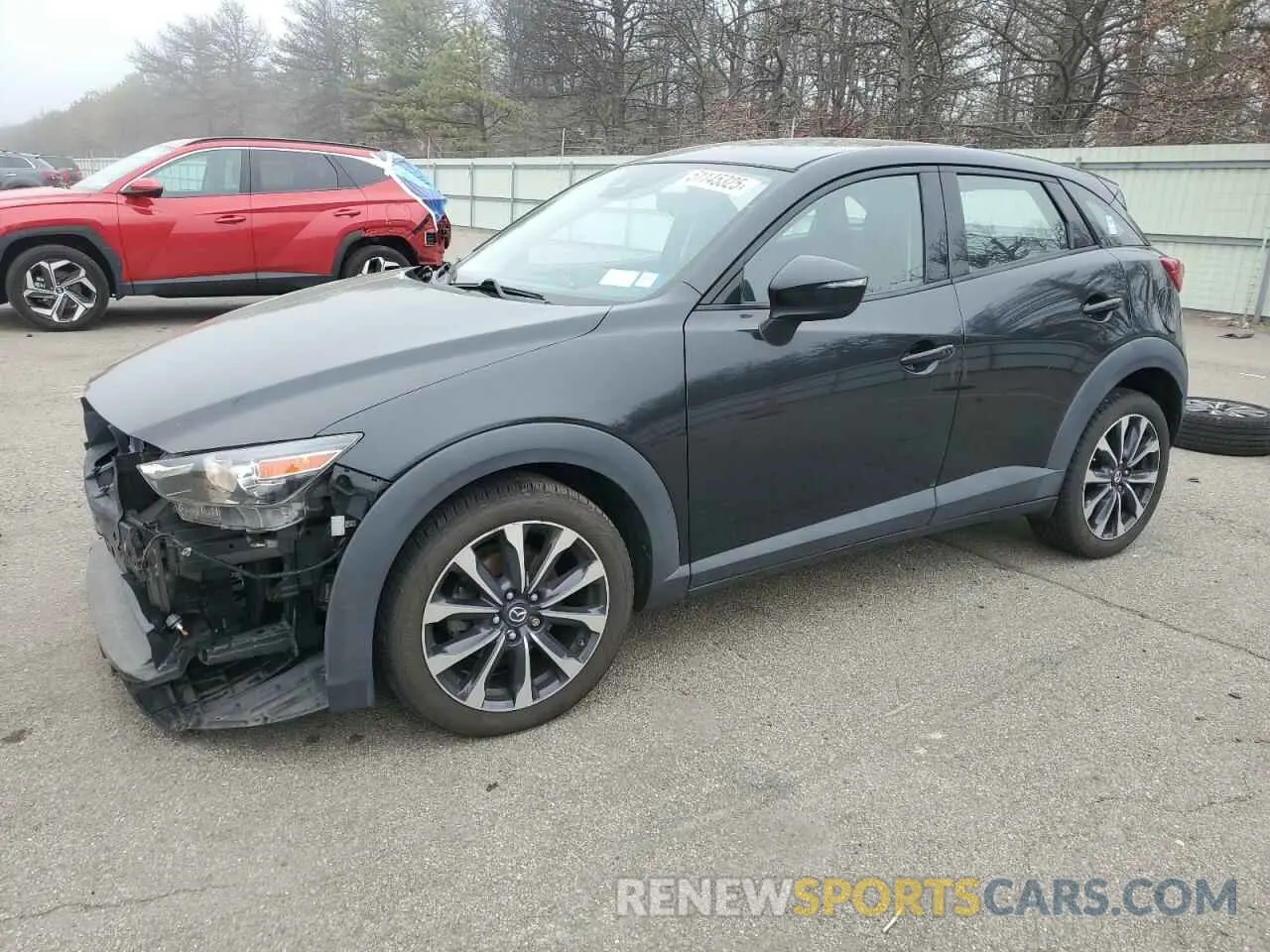 1 fotografías del automóvil dañado JM1DKFC71K0424748 MAZDA CX-3 2019