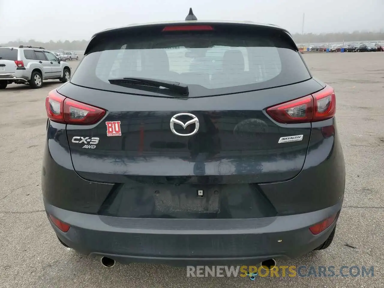 6 fotografías del automóvil dañado JM1DKFC71K0424748 MAZDA CX-3 2019