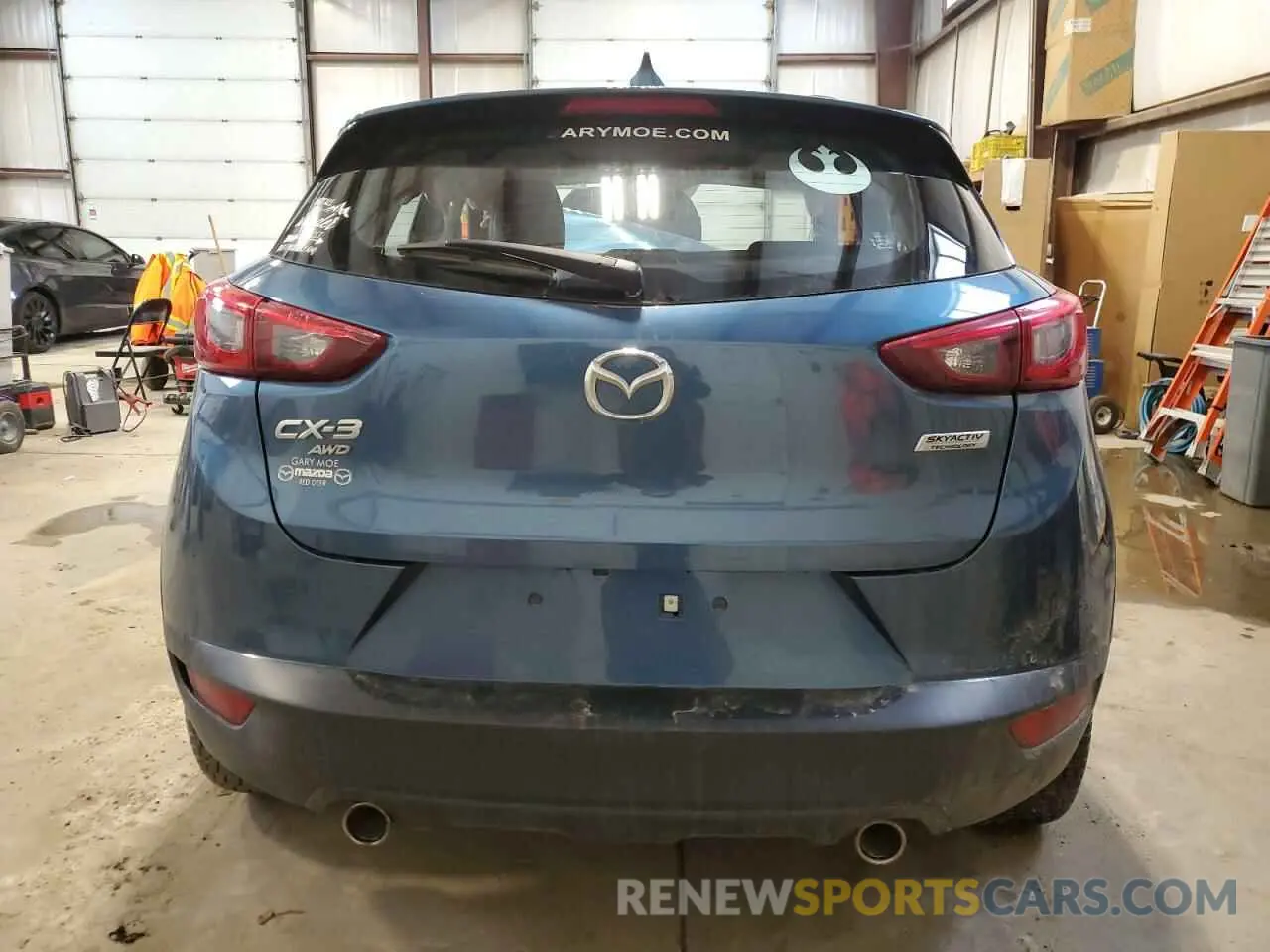 6 fotografías del automóvil dañado JM1DKFC73K1419982 MAZDA CX-3 2019