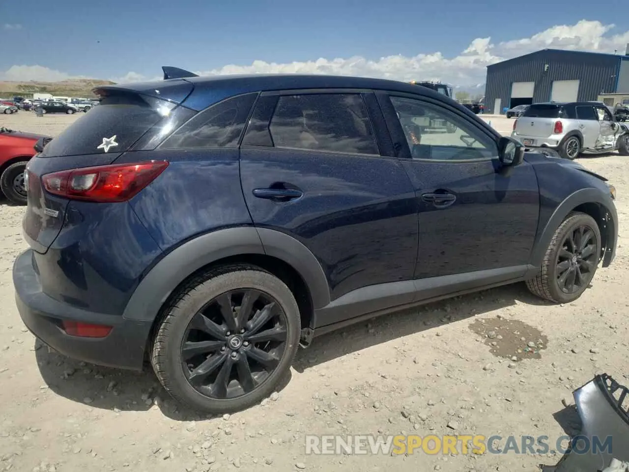 3 fotografías del automóvil dañado JM1DKFC77K0449587 MAZDA CX-3 2019