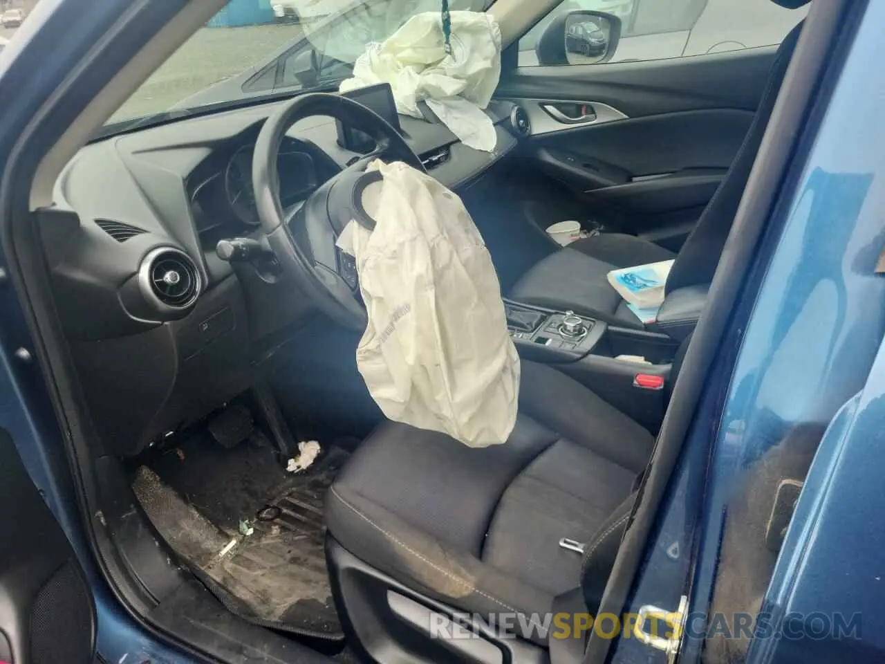 7 fotografías del automóvil dañado JM1DKFC78K0414606 MAZDA CX-3 2019