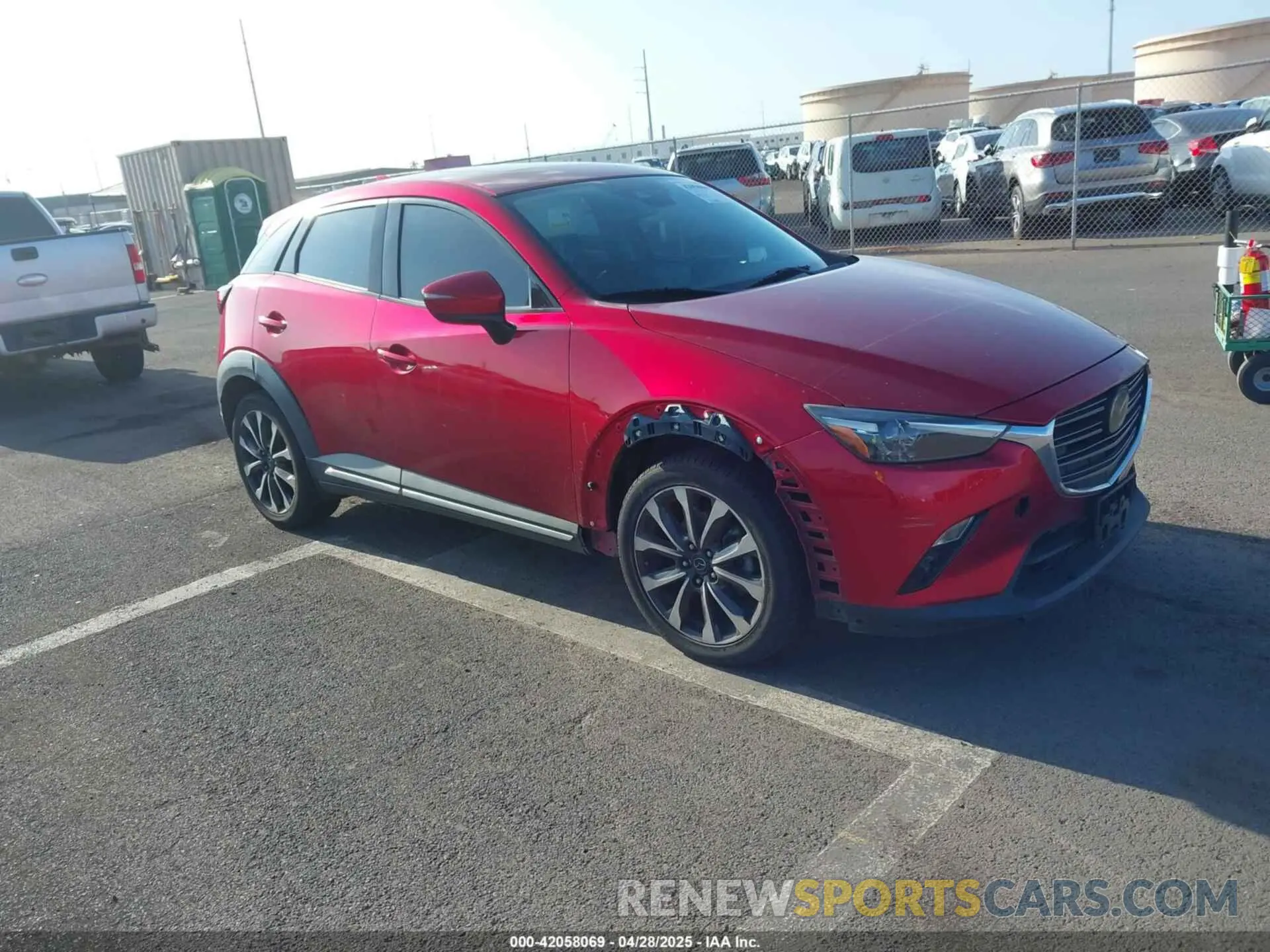 1 fotografías del automóvil dañado JM1DKFD71K0427650 MAZDA CX-3 2019