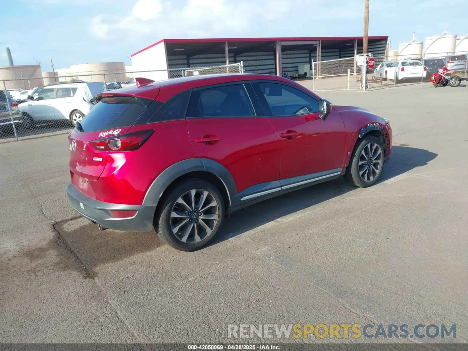 4 fotografías del automóvil dañado JM1DKFD71K0427650 MAZDA CX-3 2019