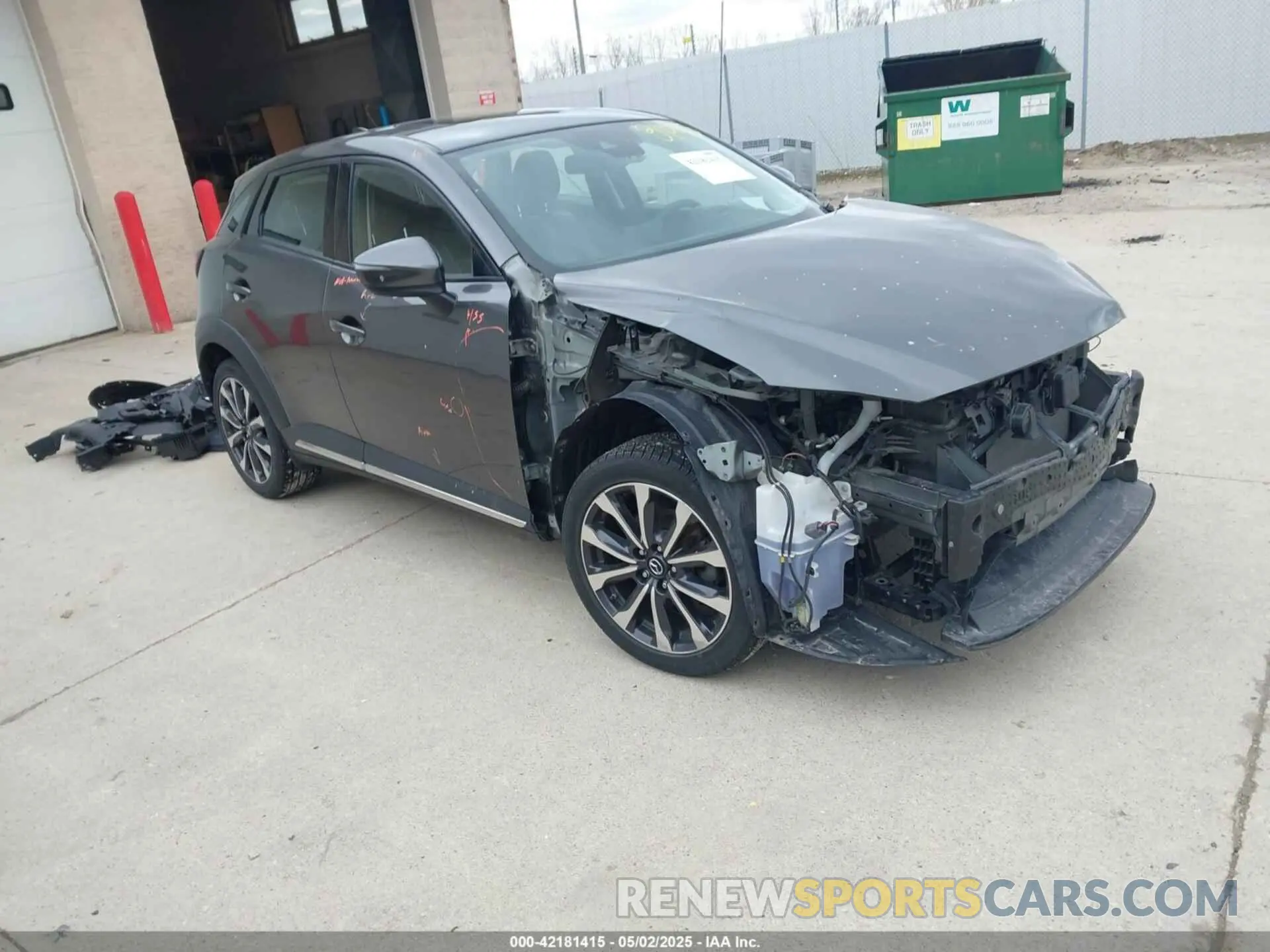 1 fotografías del automóvil dañado JM1DKFD72K0450239 MAZDA CX-3 2019