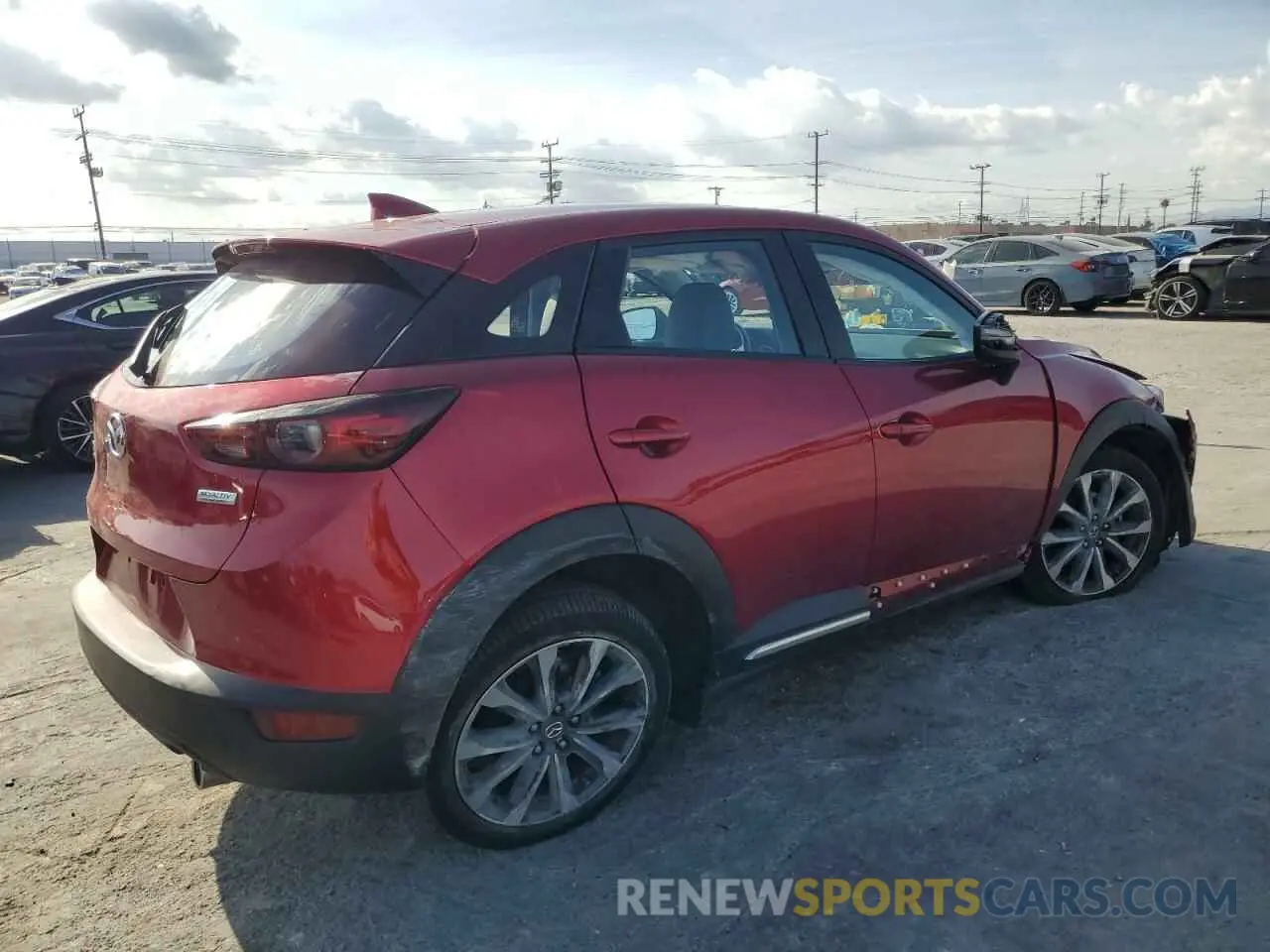 3 fotografías del automóvil dañado JM1DKFD79K0414726 MAZDA CX-3 2019