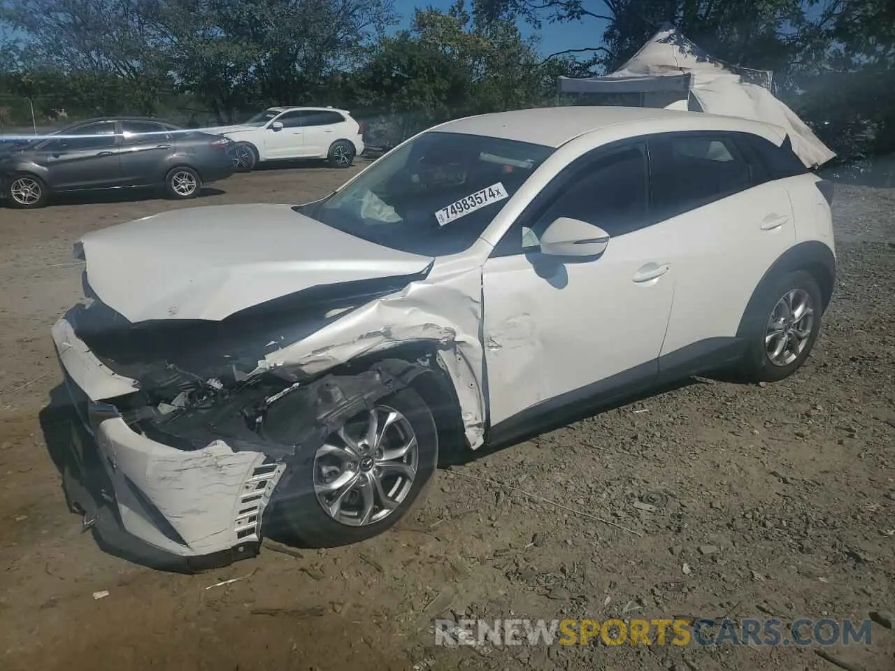 1 fotografías del automóvil dañado JM1DKDB79L1474363 MAZDA CX-3 2020
