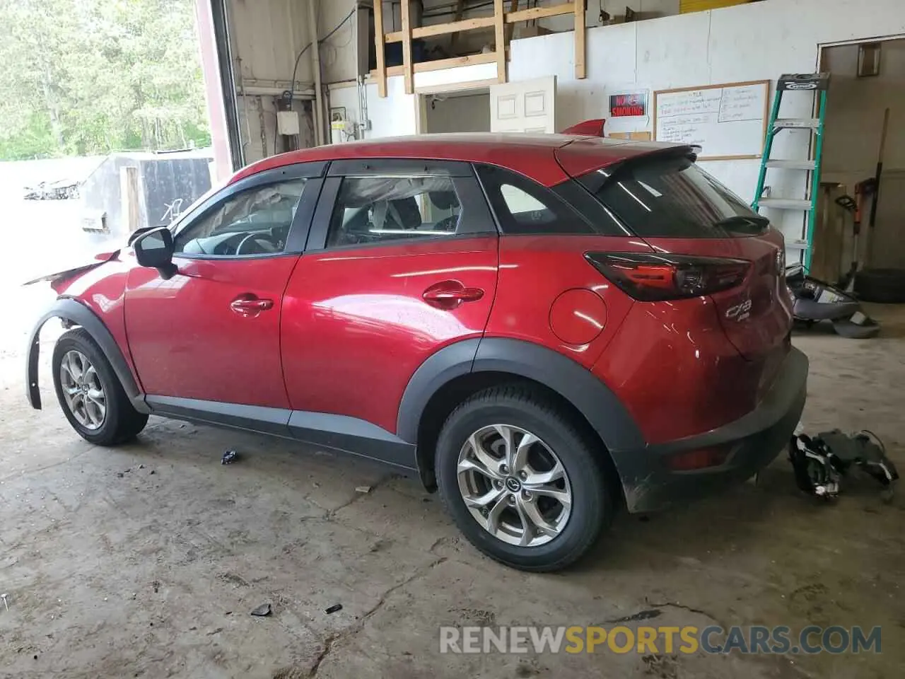 2 fotografías del automóvil dañado JM1DKFB73L1467405 MAZDA CX-3 2020