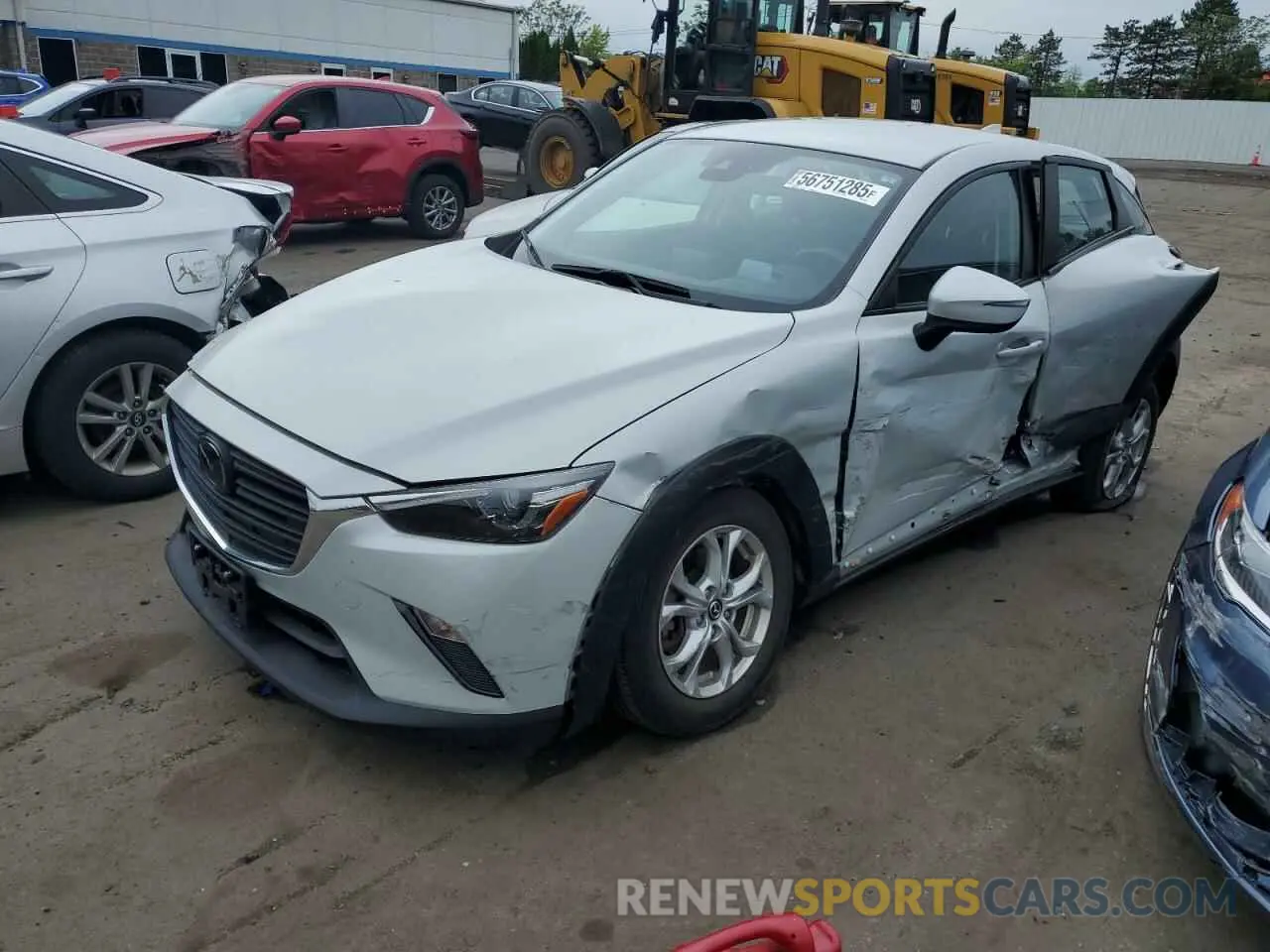 1 fotografías del automóvil dañado JM1DKFB75L1474078 MAZDA CX-3 2020