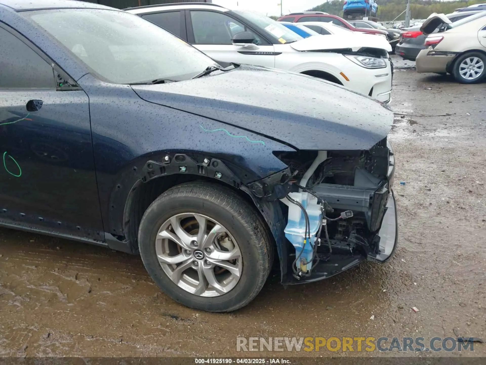 20 fotografías del automóvil dañado JM1DKFB78L1473491 MAZDA CX-3 2020