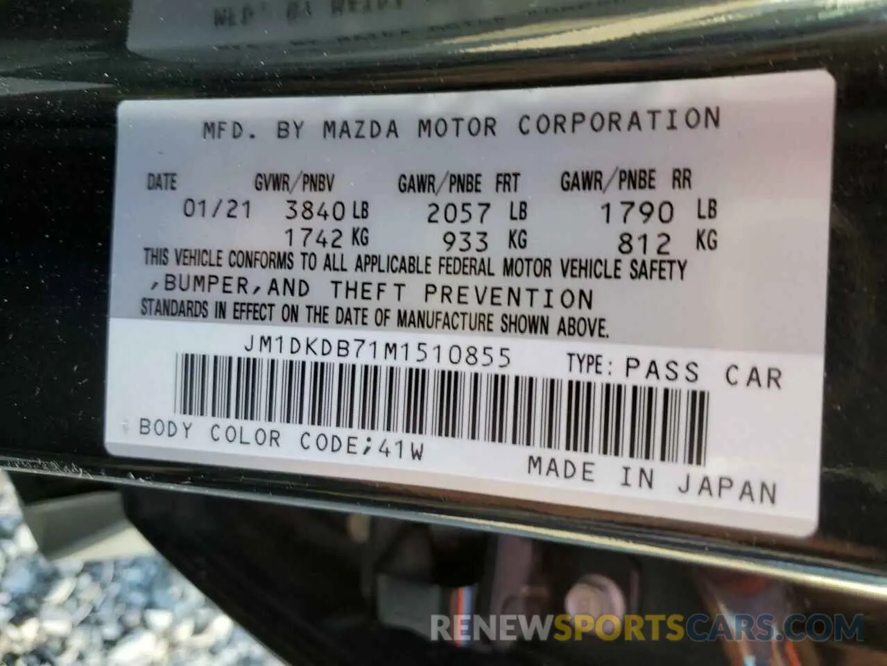 12 fotografías del automóvil dañado JM1DKDB71M1510855 MAZDA CX-3 2021