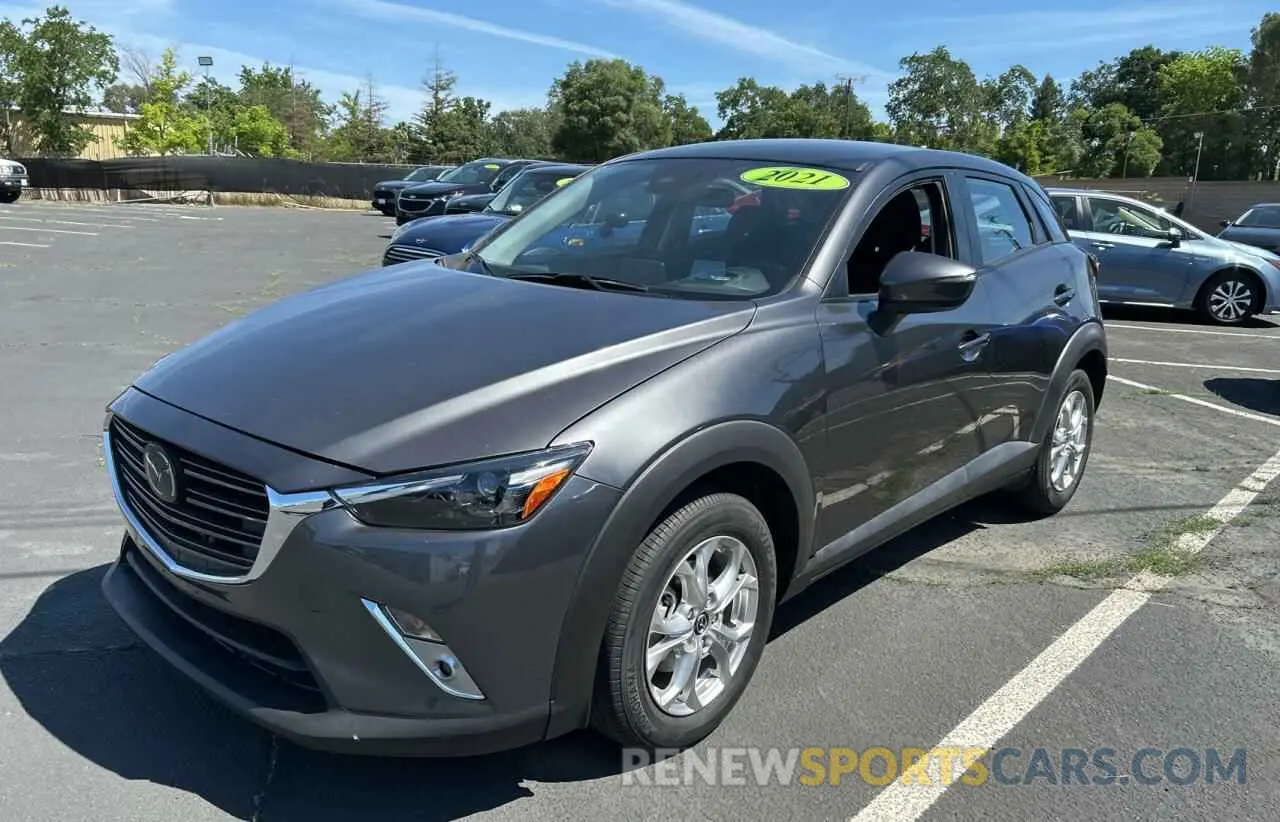 2 fotografías del automóvil dañado JM1DKDB72M1505132 MAZDA CX-3 2021