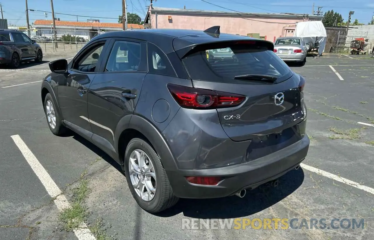 3 fotografías del automóvil dañado JM1DKDB72M1505132 MAZDA CX-3 2021