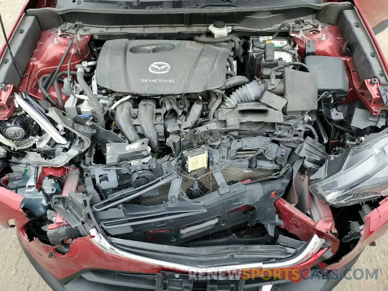 12 fotografías del automóvil dañado JM1DKDB73M1516740 MAZDA CX-3 2021