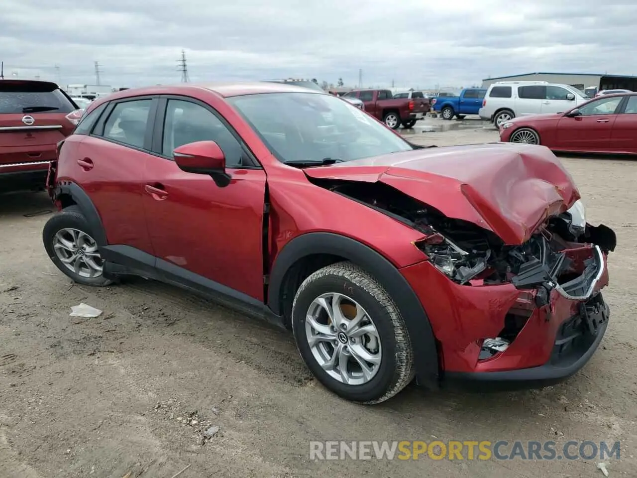 4 fotografías del automóvil dañado JM1DKDB73M1516740 MAZDA CX-3 2021