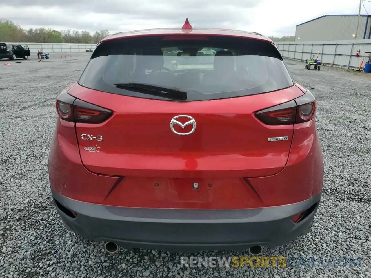 6 fotografías del automóvil dañado JM1DKDB78M1510092 MAZDA CX-3 2021