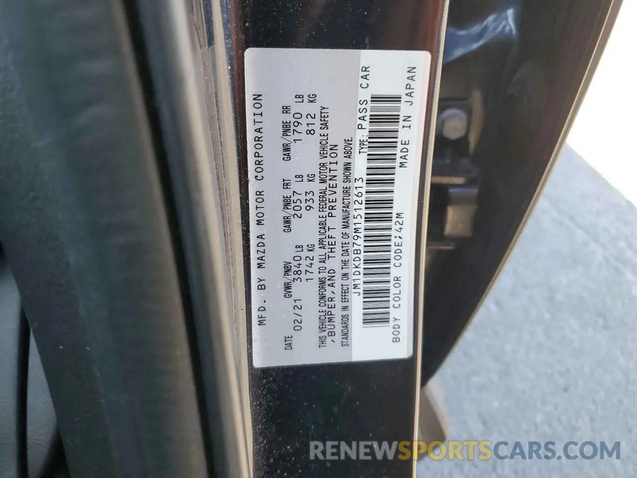 12 fotografías del automóvil dañado JM1DKDB79M1512613 MAZDA CX-3 2021