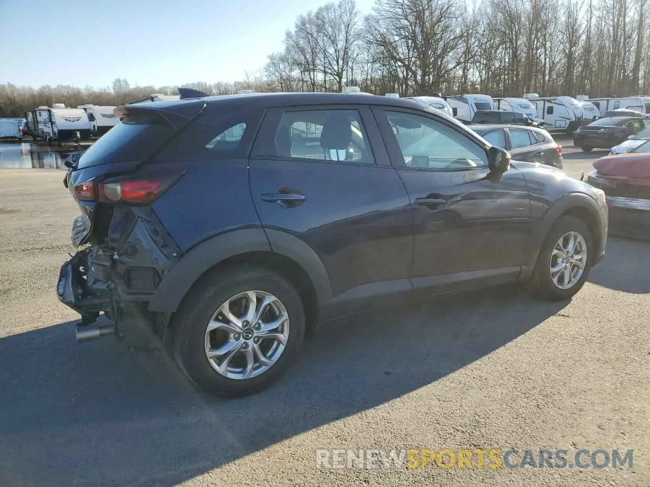 3 fotografías del automóvil dañado JM1DKDB79M1512613 MAZDA CX-3 2021