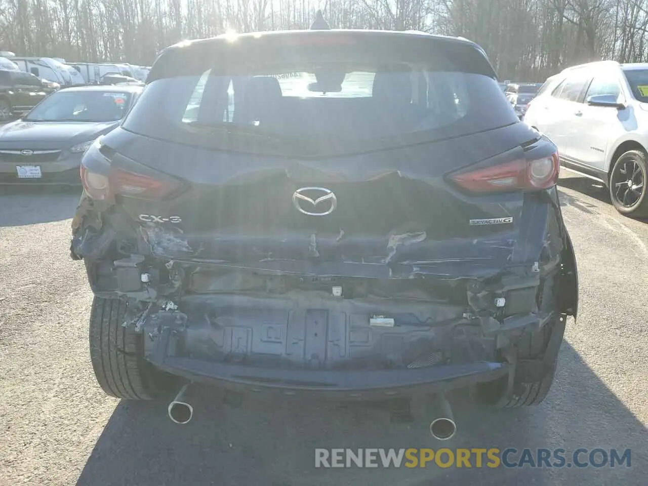 6 fotografías del automóvil dañado JM1DKDB79M1512613 MAZDA CX-3 2021