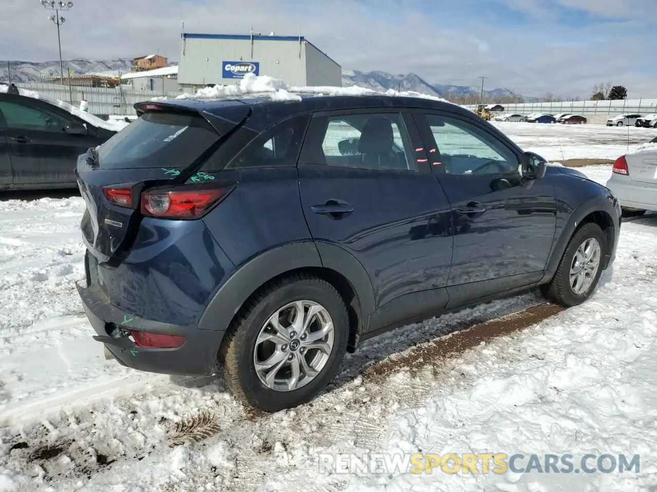 3 fotografías del automóvil dañado JM1DKFB74M1513695 MAZDA CX-3 2021