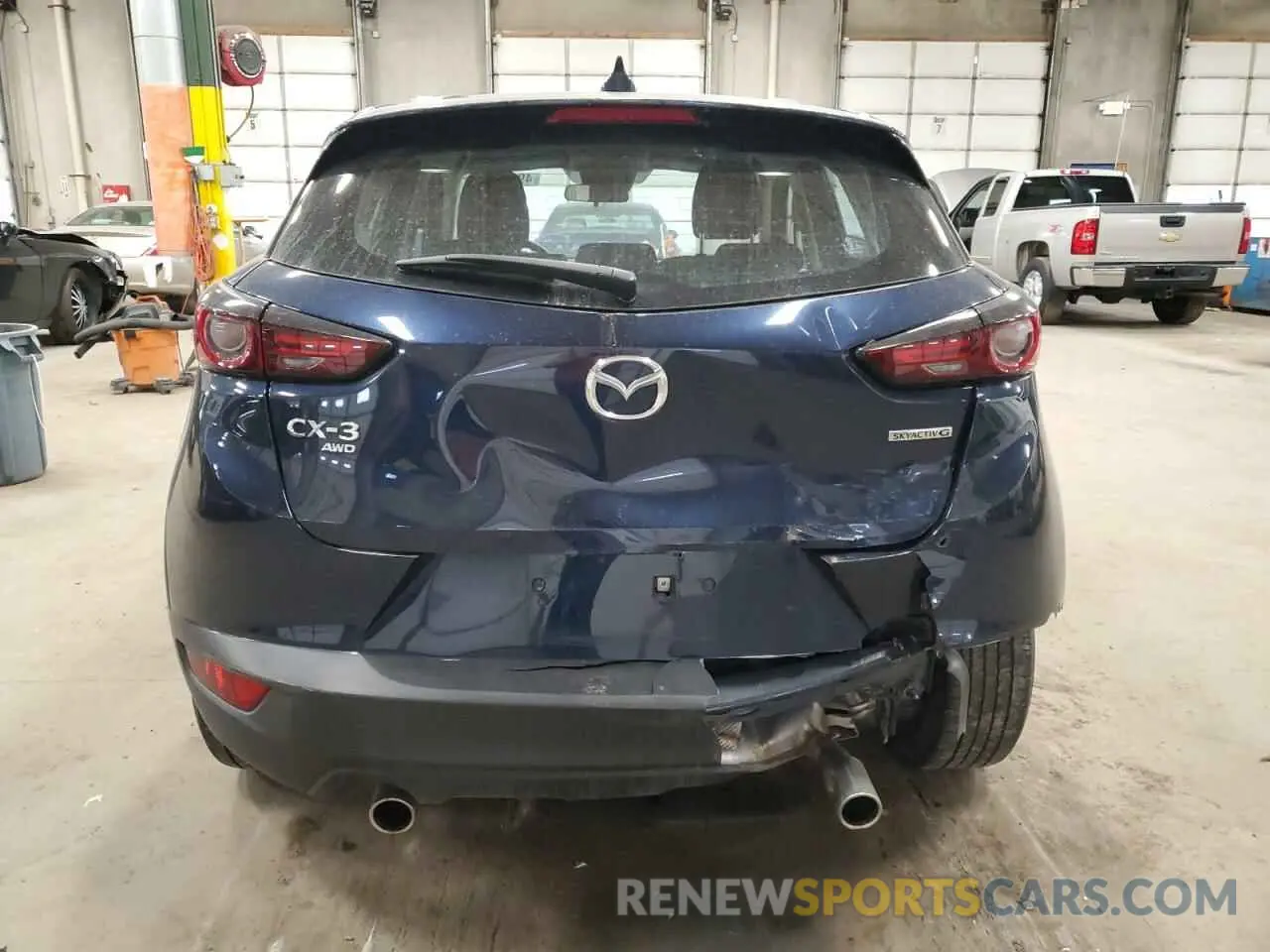 6 fotografías del automóvil dañado JM1DKFB79M1517662 MAZDA CX-3 2021