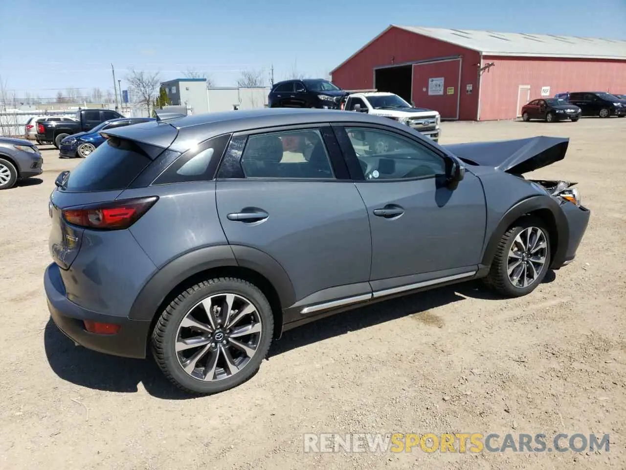 3 fotografías del automóvil dañado JM1DKFD70M1512475 MAZDA CX-3 2021