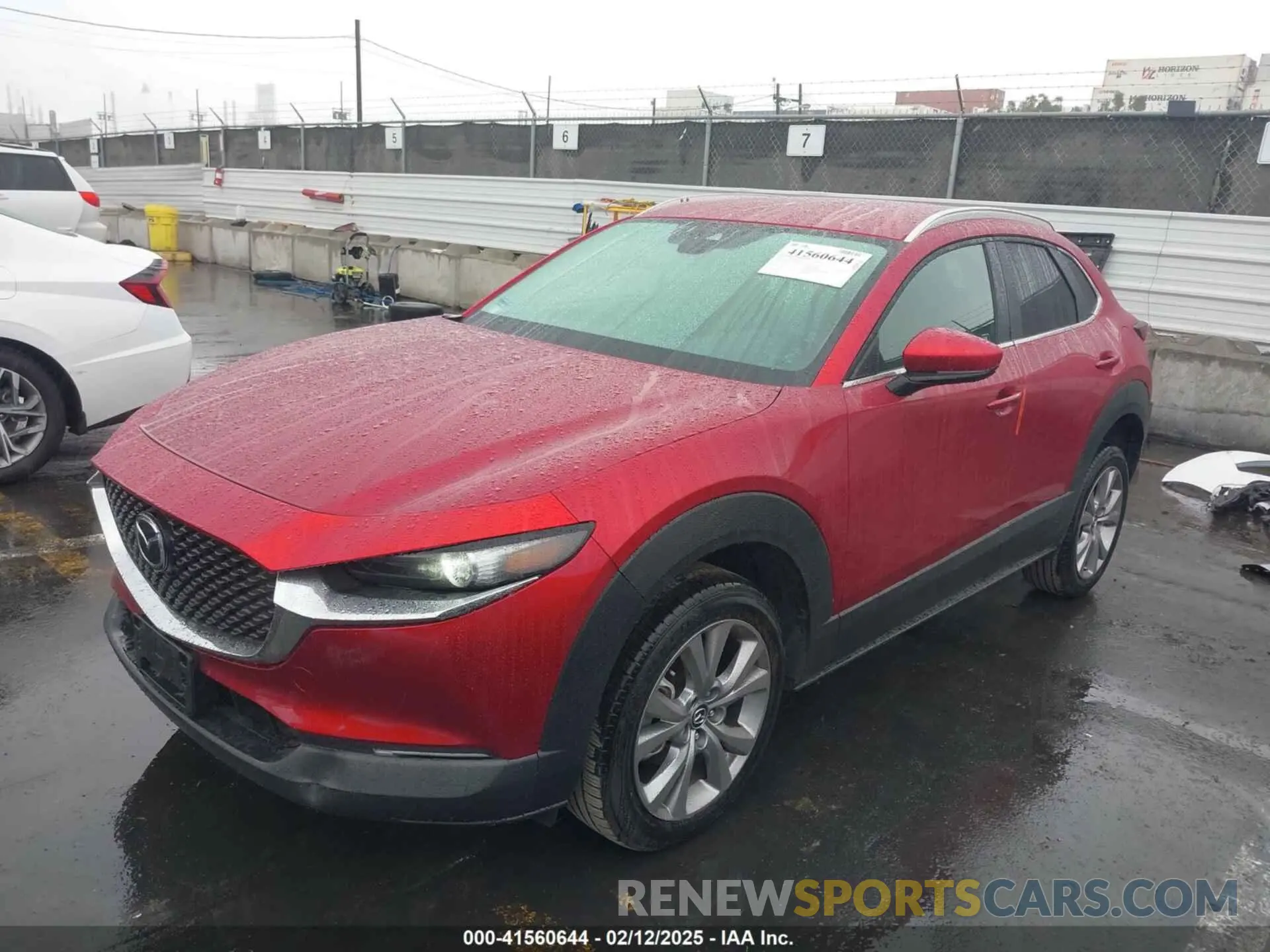 2 fotografías del automóvil dañado 3MVDMACL6LM123528 MAZDA CX-30 2020