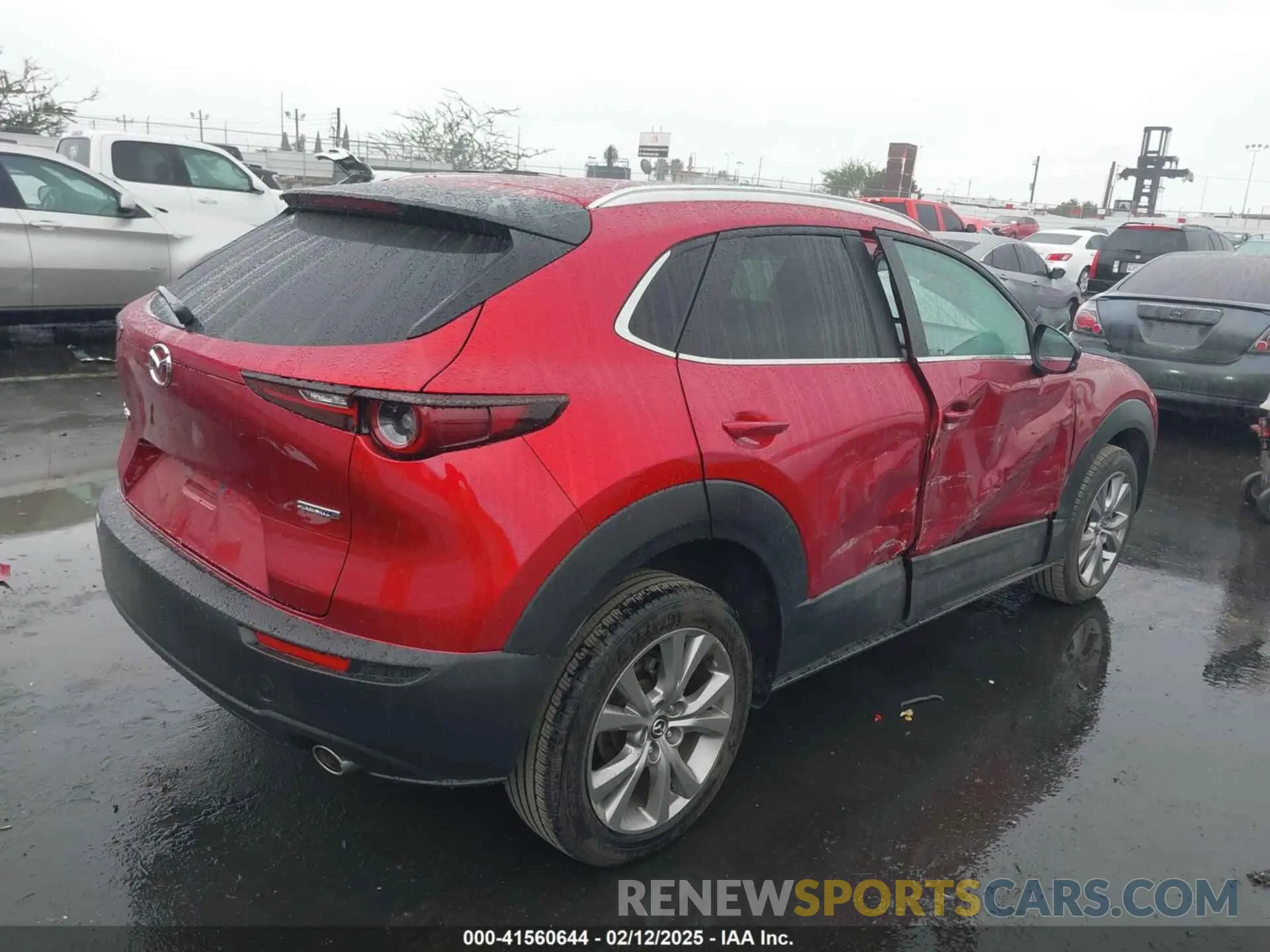 4 fotografías del automóvil dañado 3MVDMACL6LM123528 MAZDA CX-30 2020