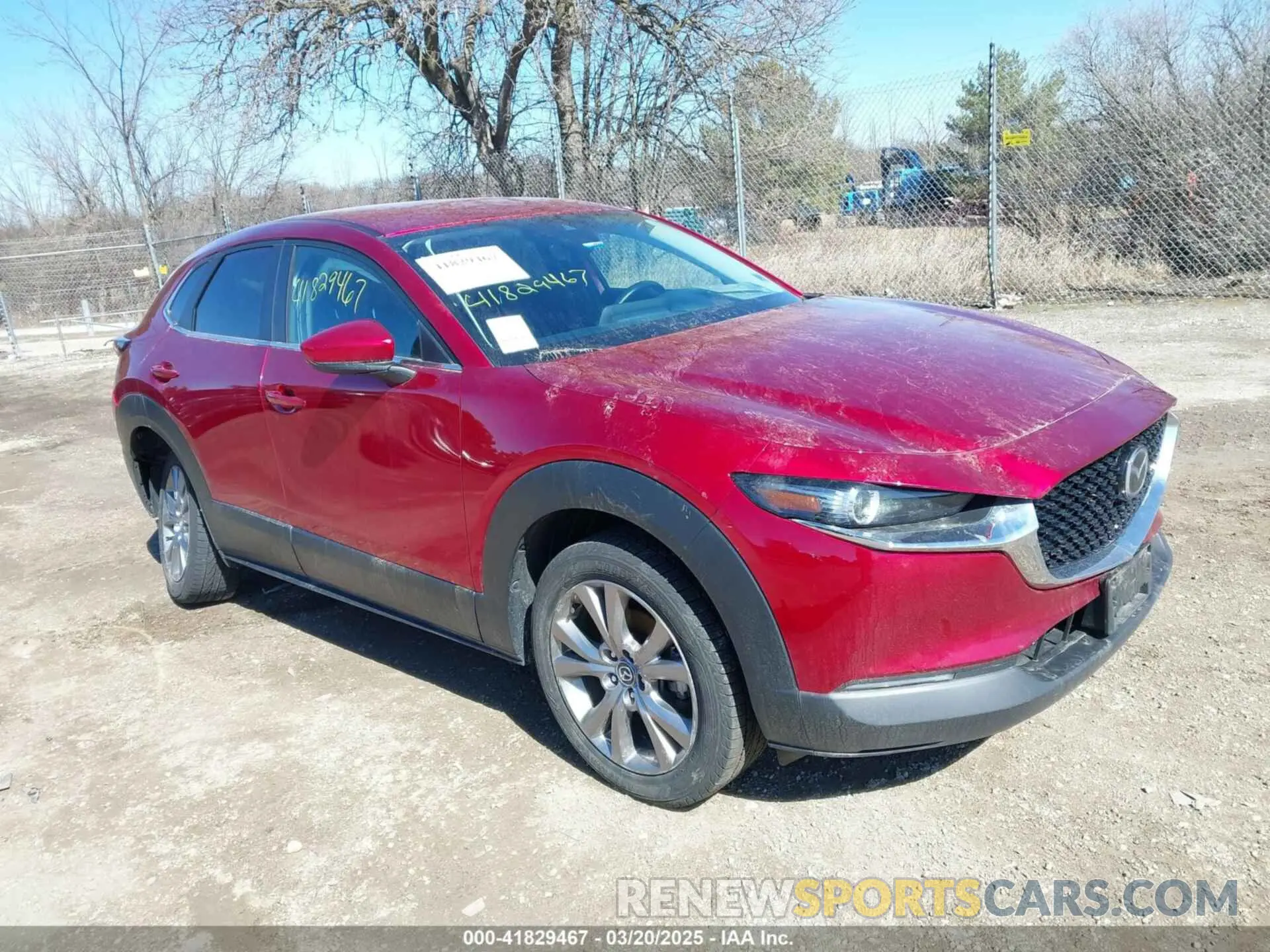 1 fotografías del automóvil dañado 3MVDMBDL4LM109695 MAZDA CX-30 2020